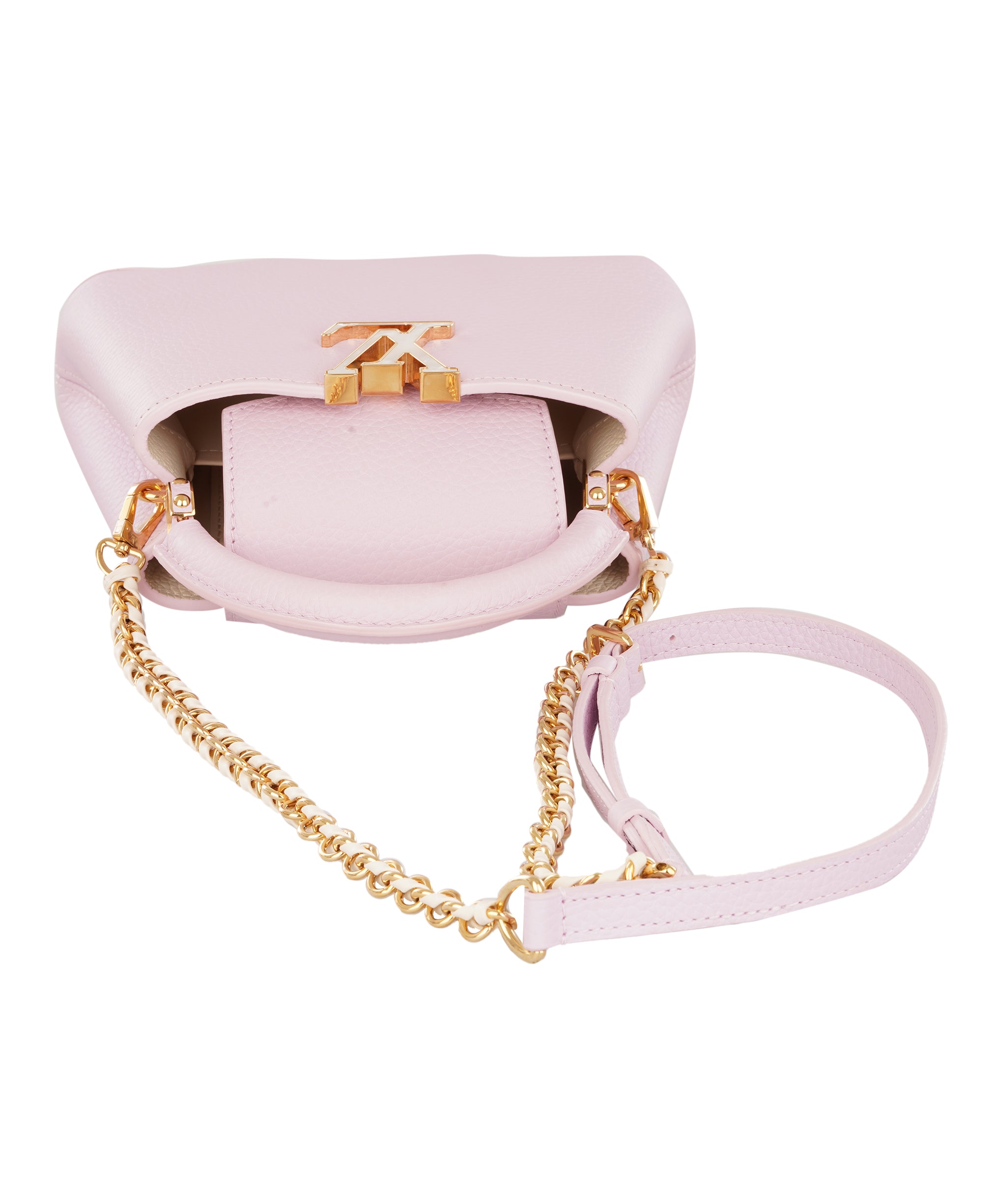 Louis Vuittion Wisteria Purple Capucines Mini Taurillon Leather Bag ALTC1187