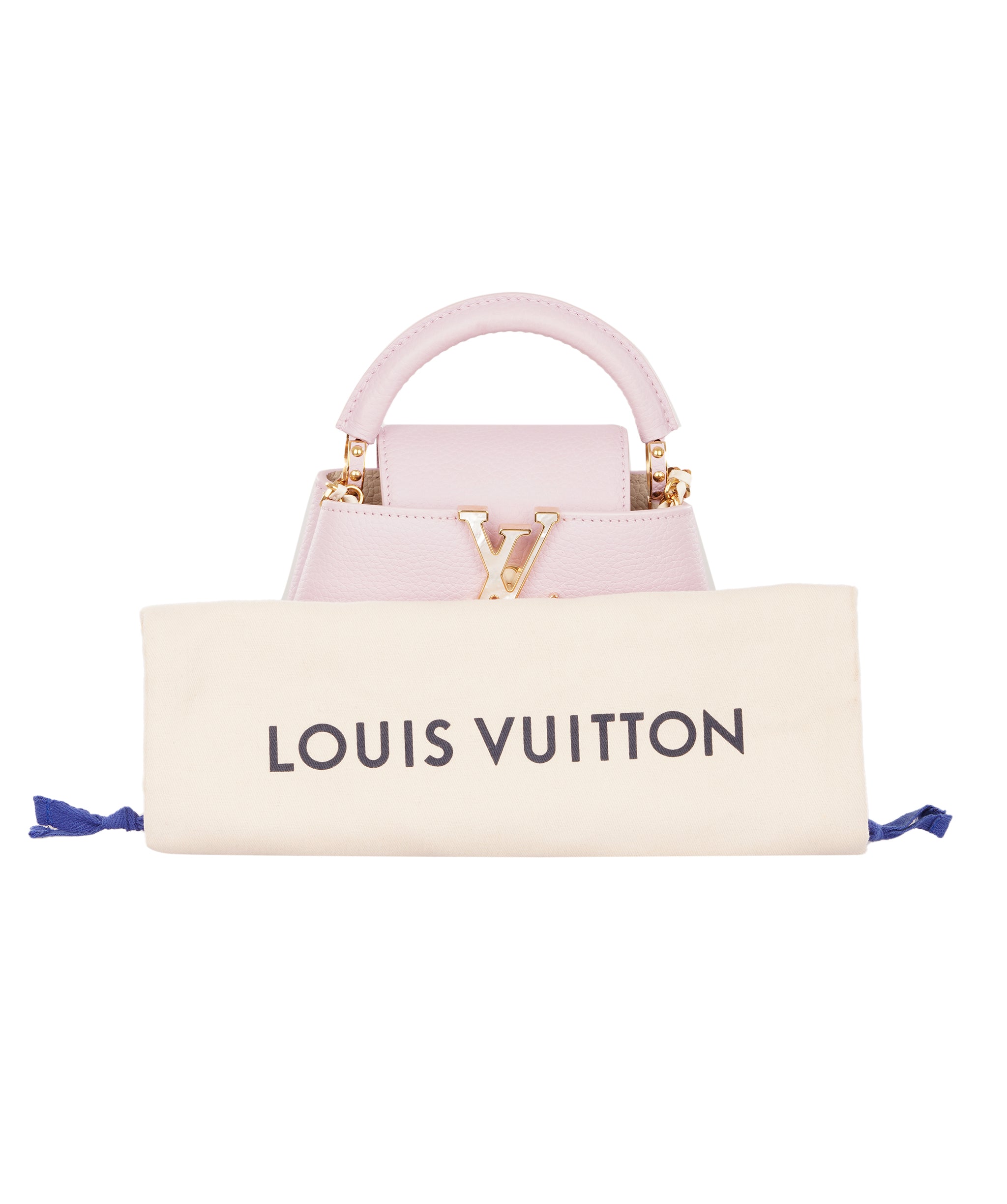 Louis Vuittion Wisteria Purple Capucines Mini Taurillon Leather Bag ALTC1187