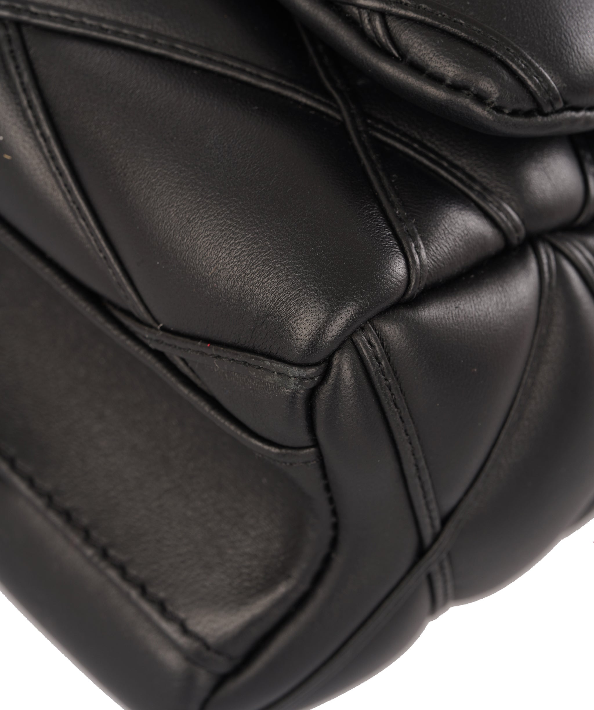 Louis Vuttion Black Paddded Lambskin Leather GO-14 MM Bag ALTC1189