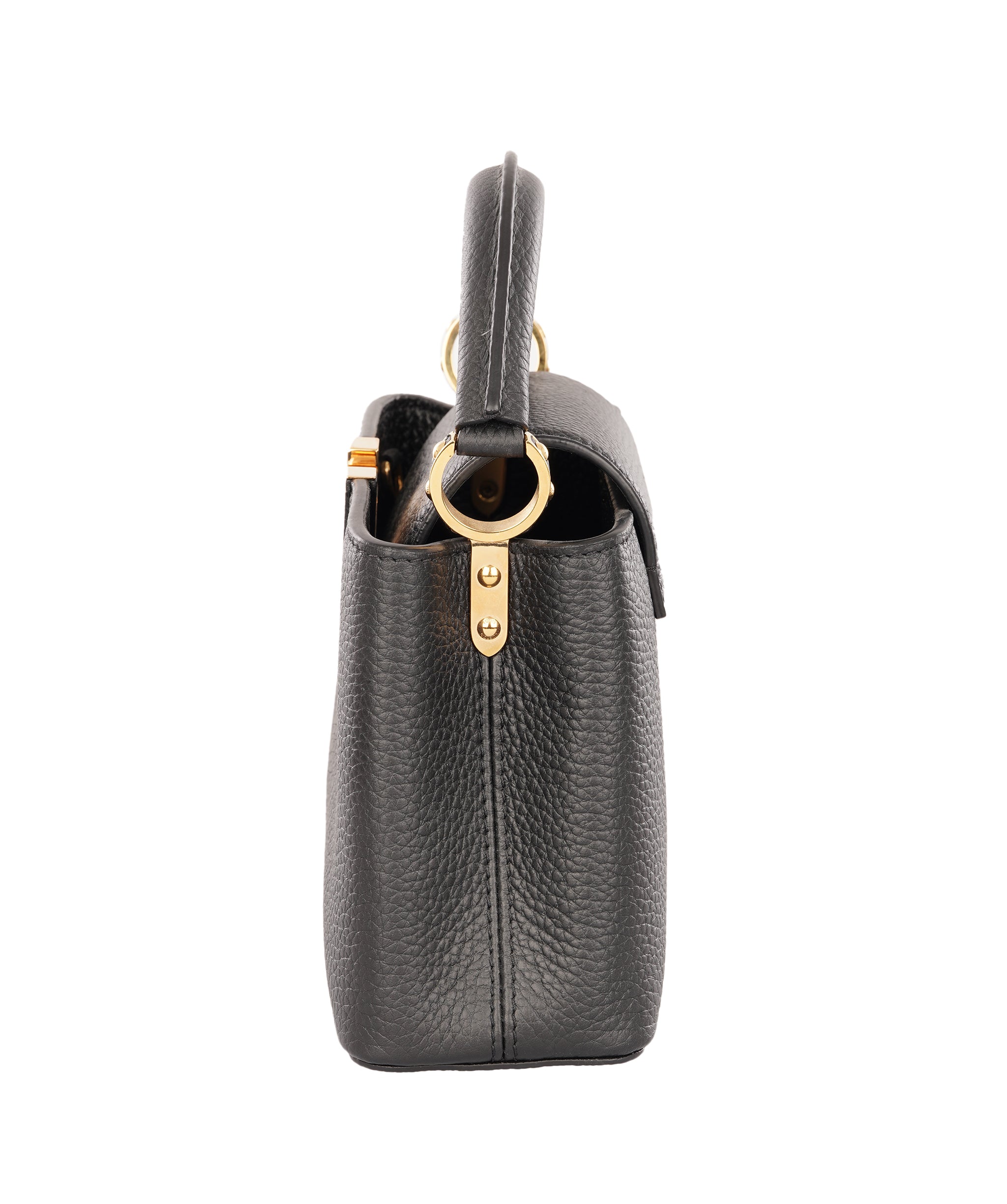 Louis Vuittion Black Capucines Mini Taurillon Leather Bag ALTC1191