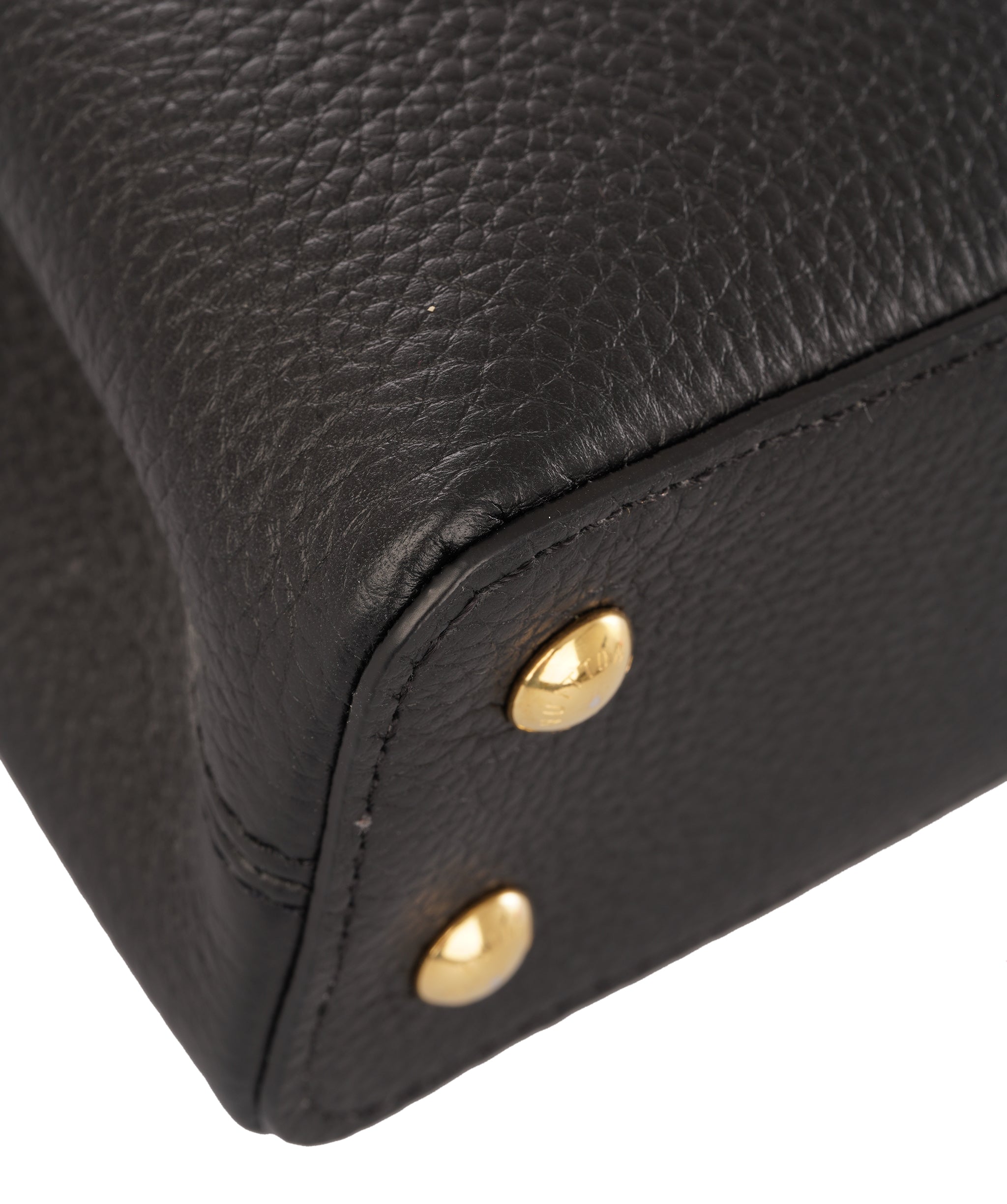 Louis Vuittion Black Capucines Mini Taurillon Leather Bag ALTC1191