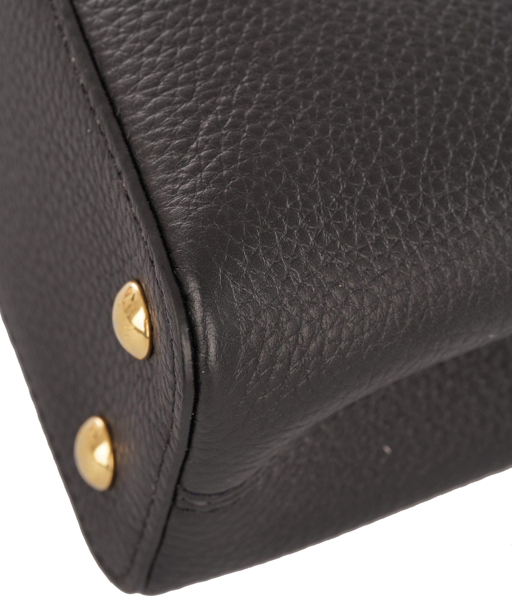 Louis Vuittion Black Capucines Mini Taurillon Leather Bag ALTC1191