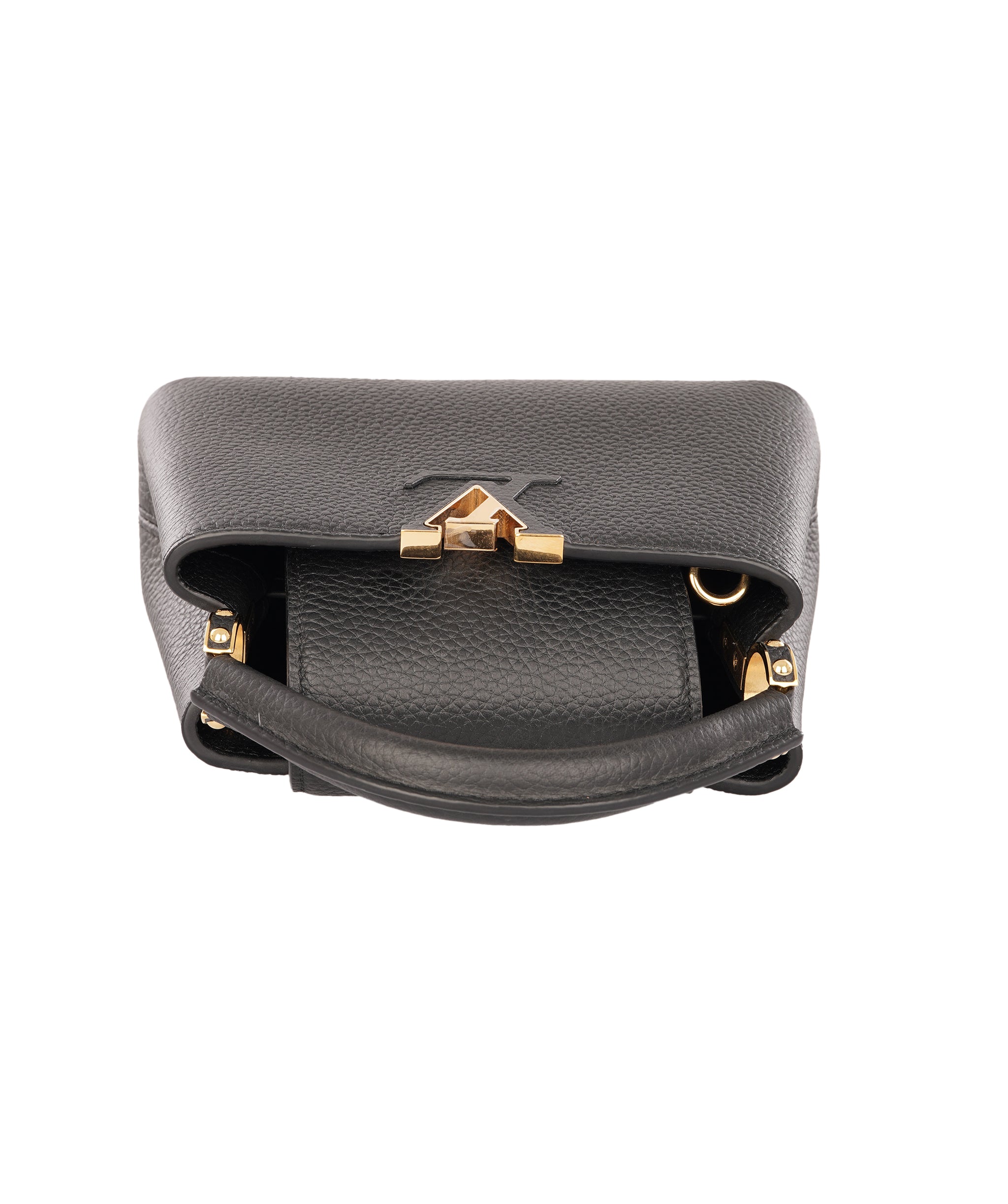 Louis Vuittion Black Capucines Mini Taurillon Leather Bag ALTC1191