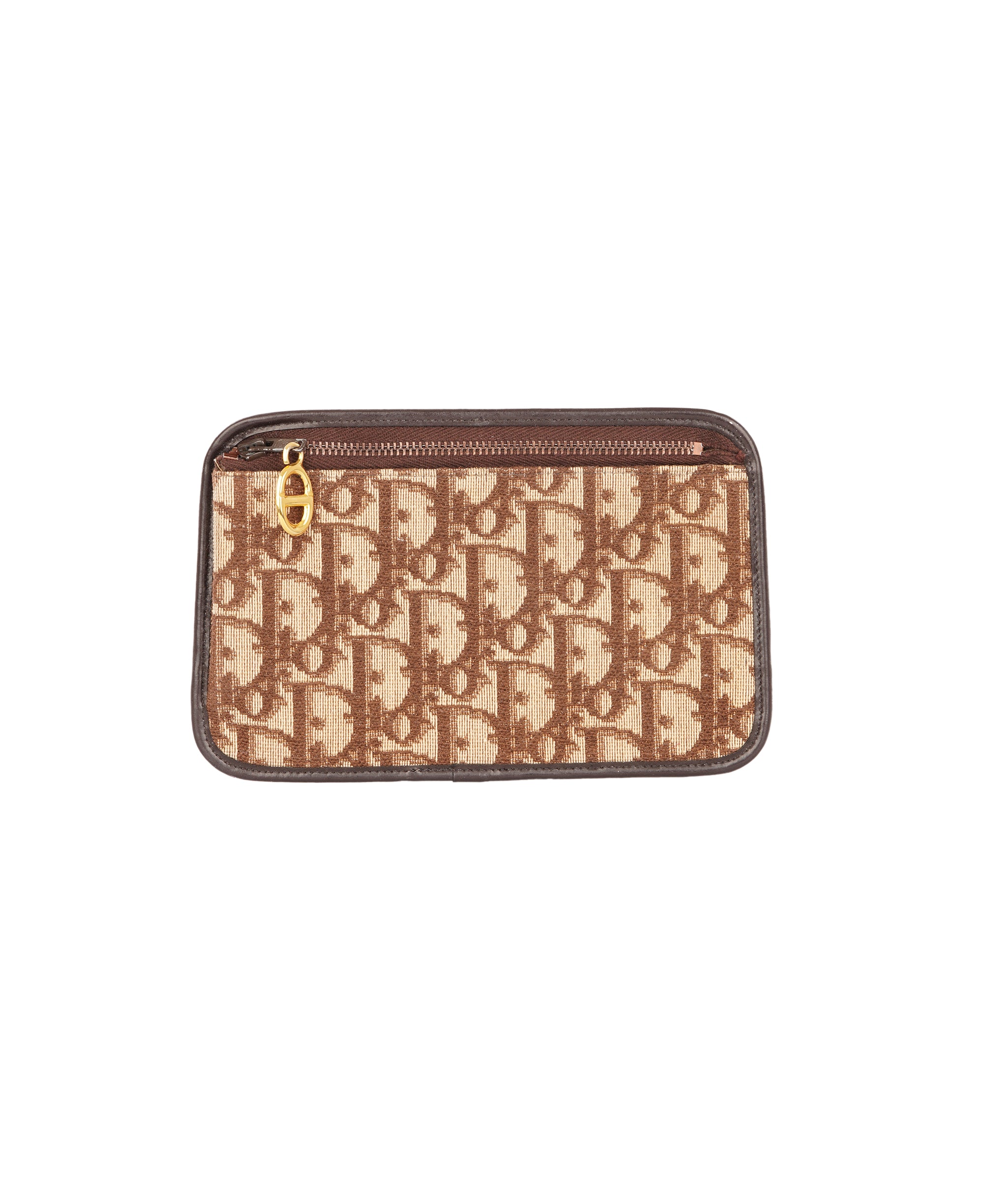 Christian Dior Brown Trotter Monogram Oblique Canvas Coin Pouch ALC4366