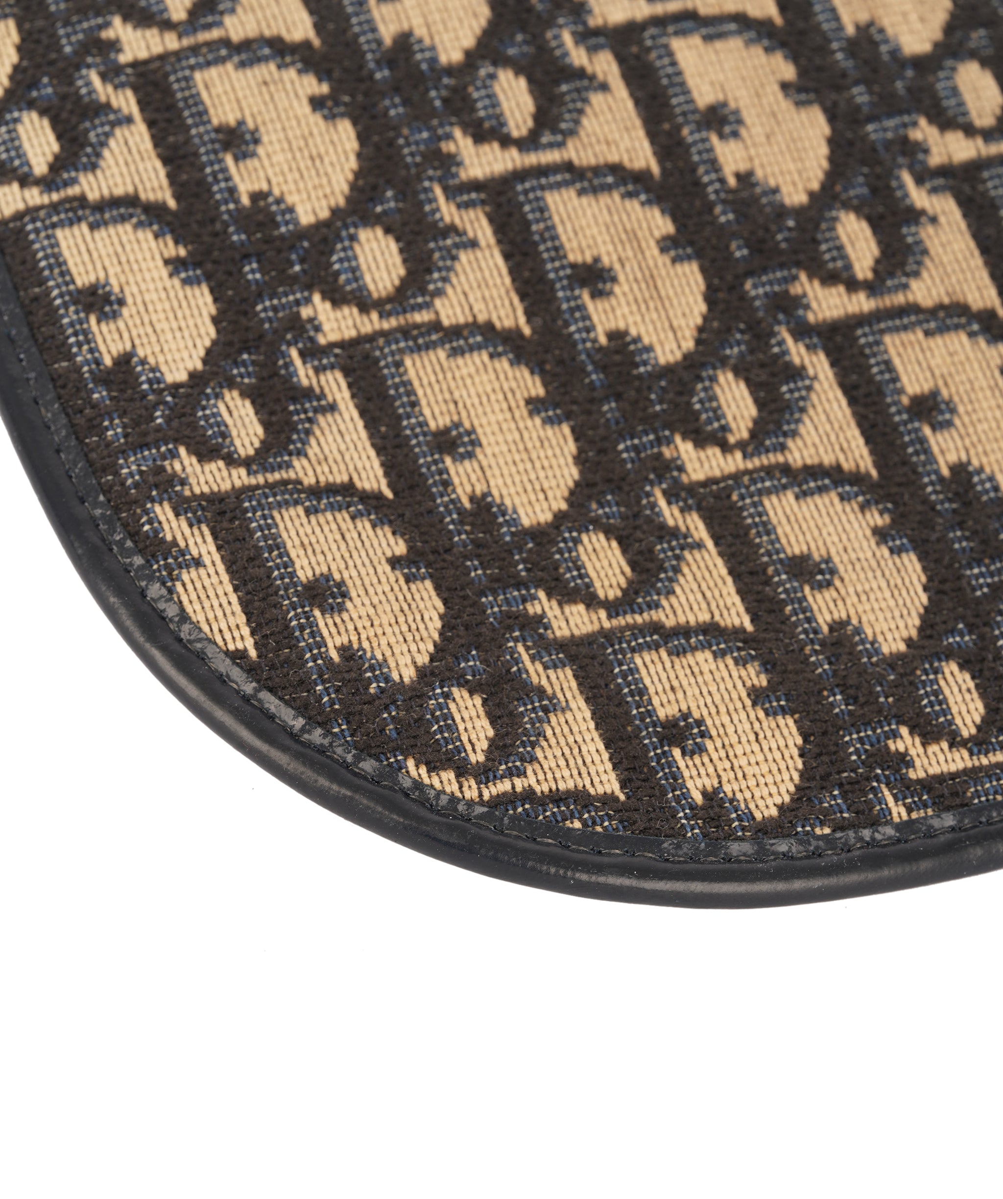 Christian Dior Navy Blue Trotter Monogram Canvas Shoulder Bag ALC4367