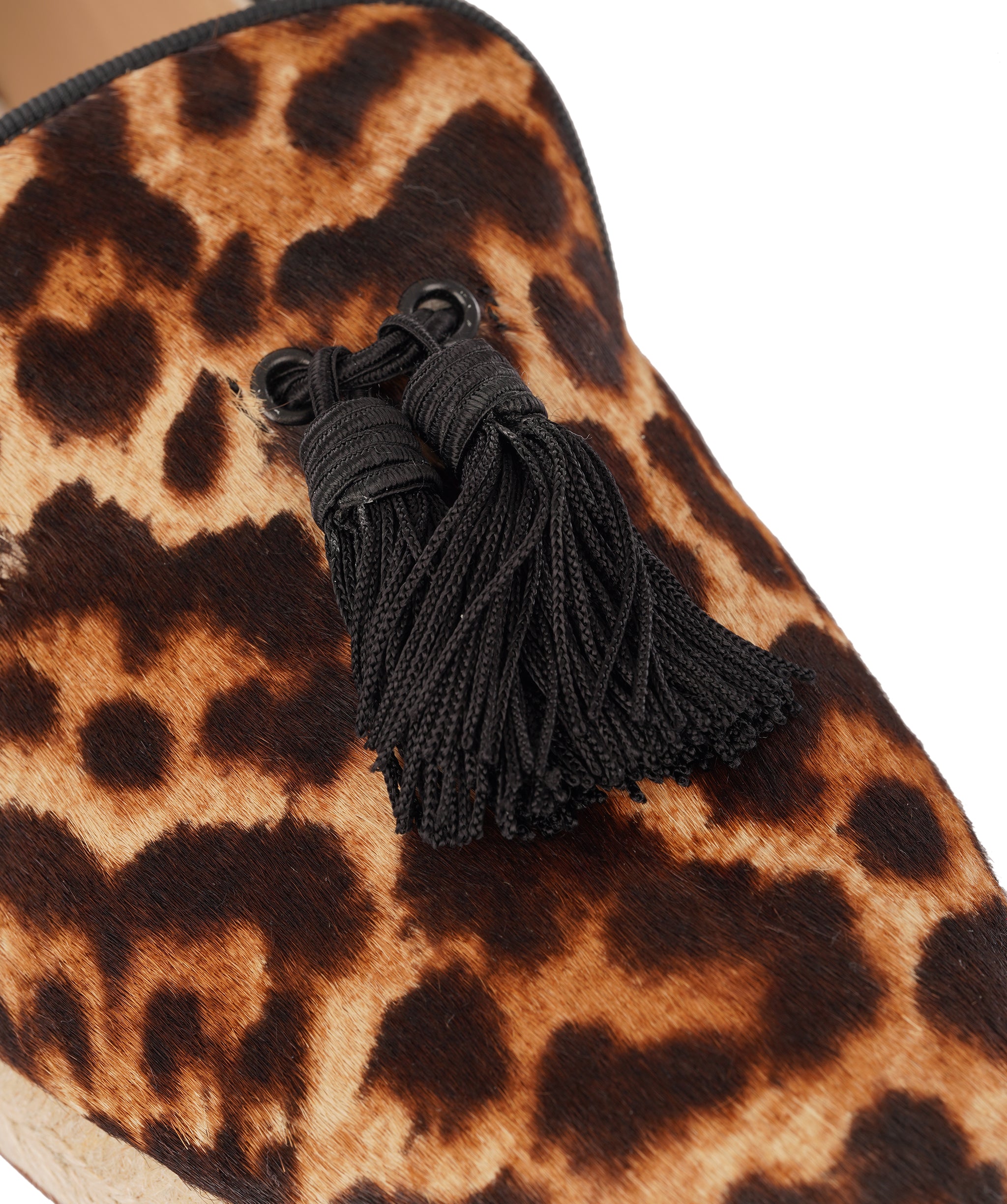 Christian Louboutin Spanish Cheeta Flat Pony ALC4352
