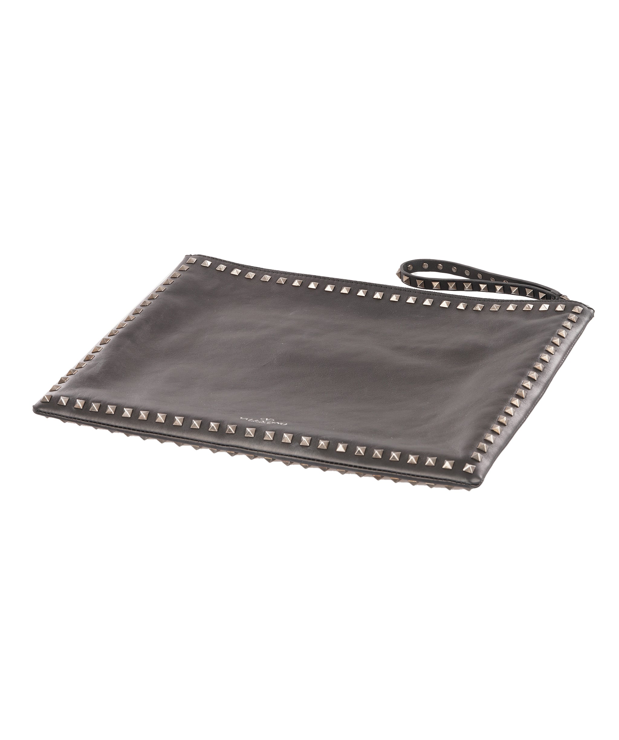 Valentino Garavani Rockstud Leather Pouch Clutch ALC4349