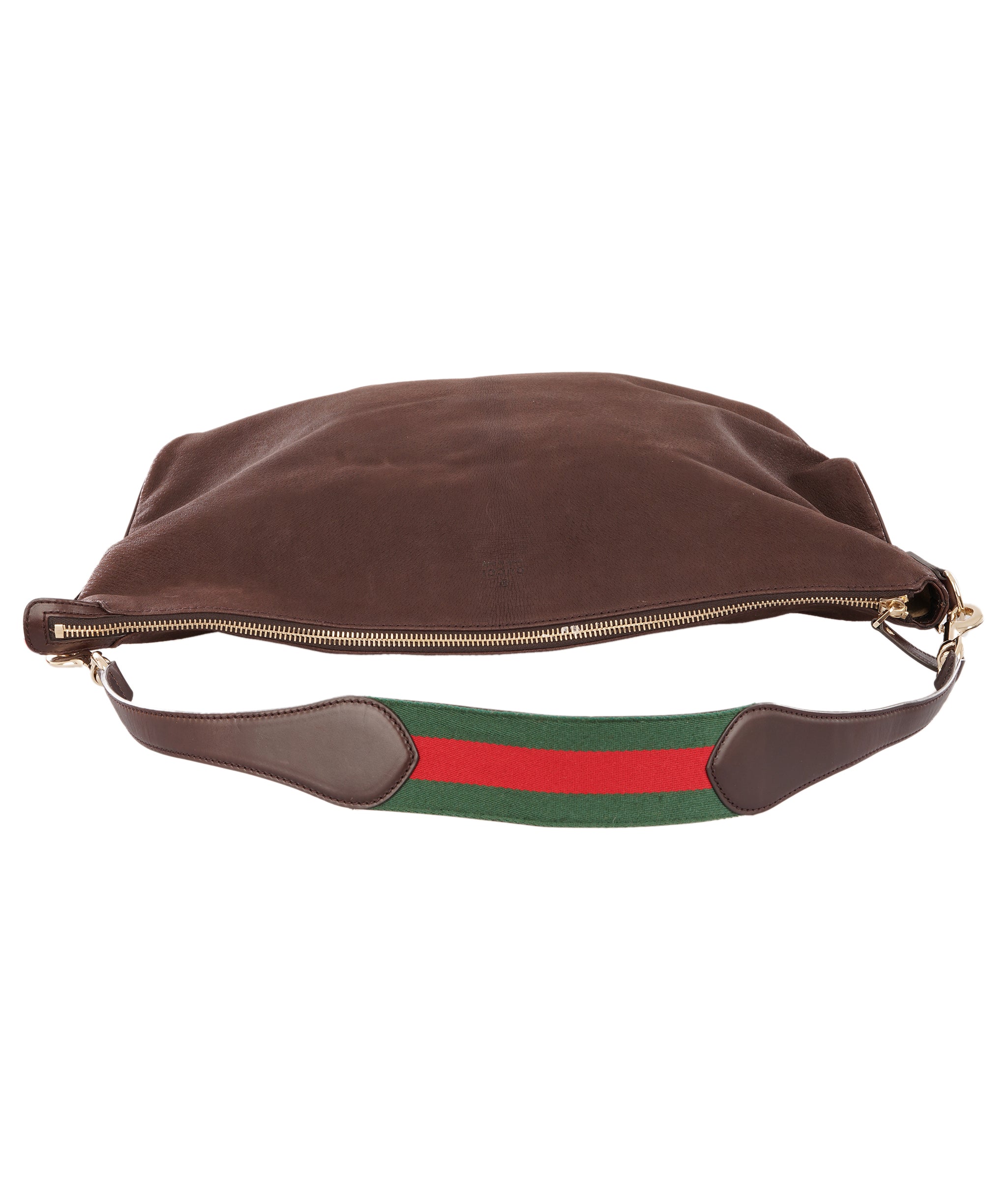 Gucci Large Brown Suede Attache Shoulder Bag ALC4345
