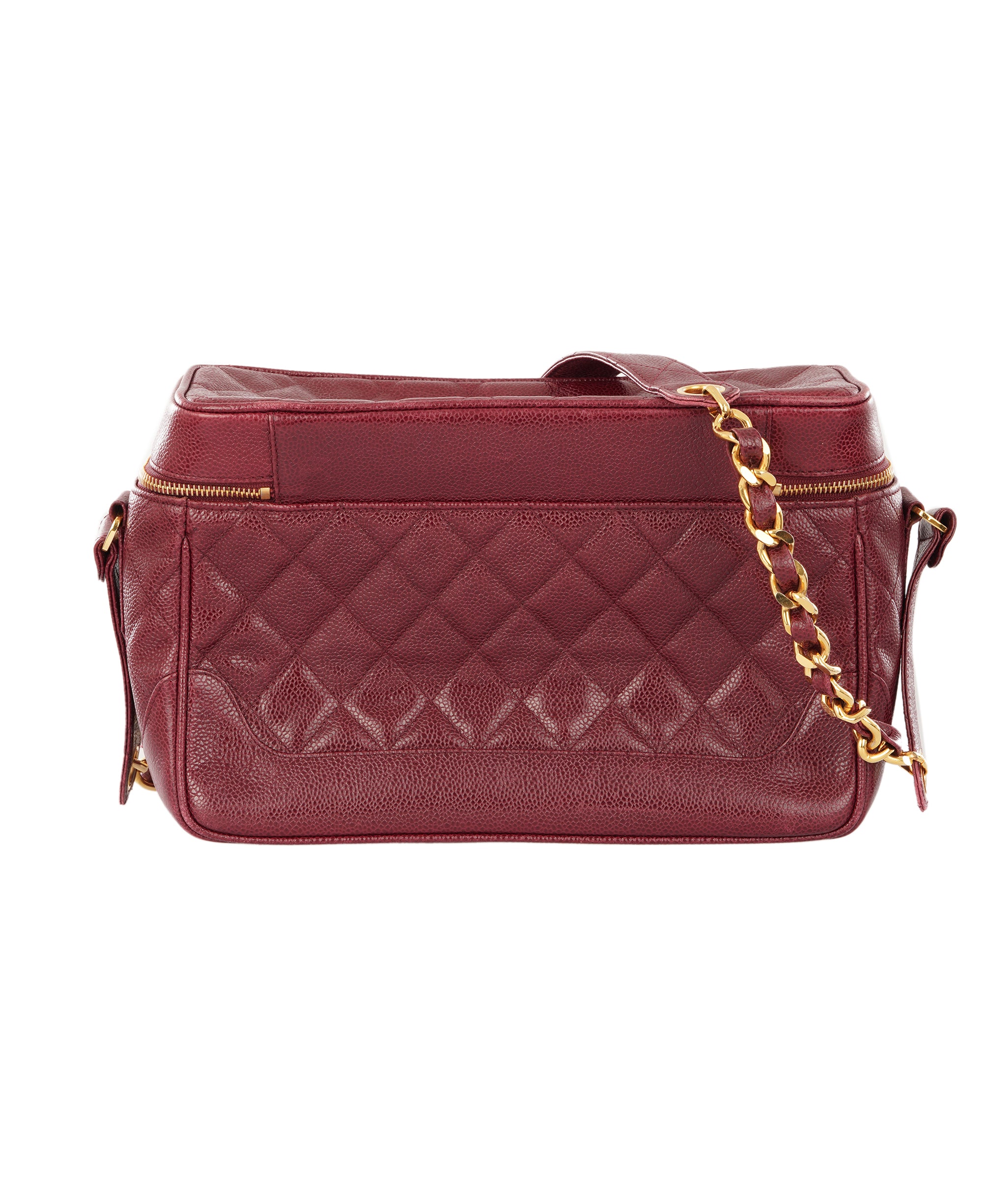 Chanel Burgundy Leather Vanity Case ALC4360