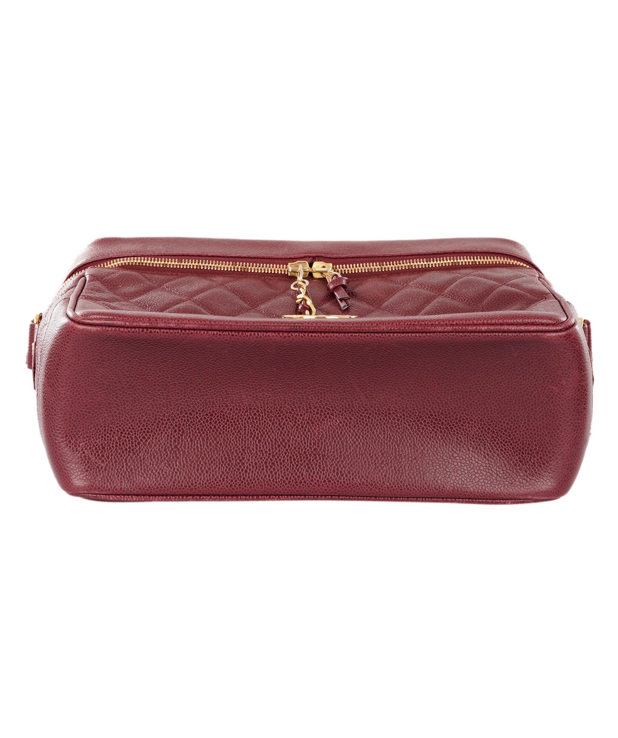 Chanel Burgundy Leather Vanity Case ALC4360