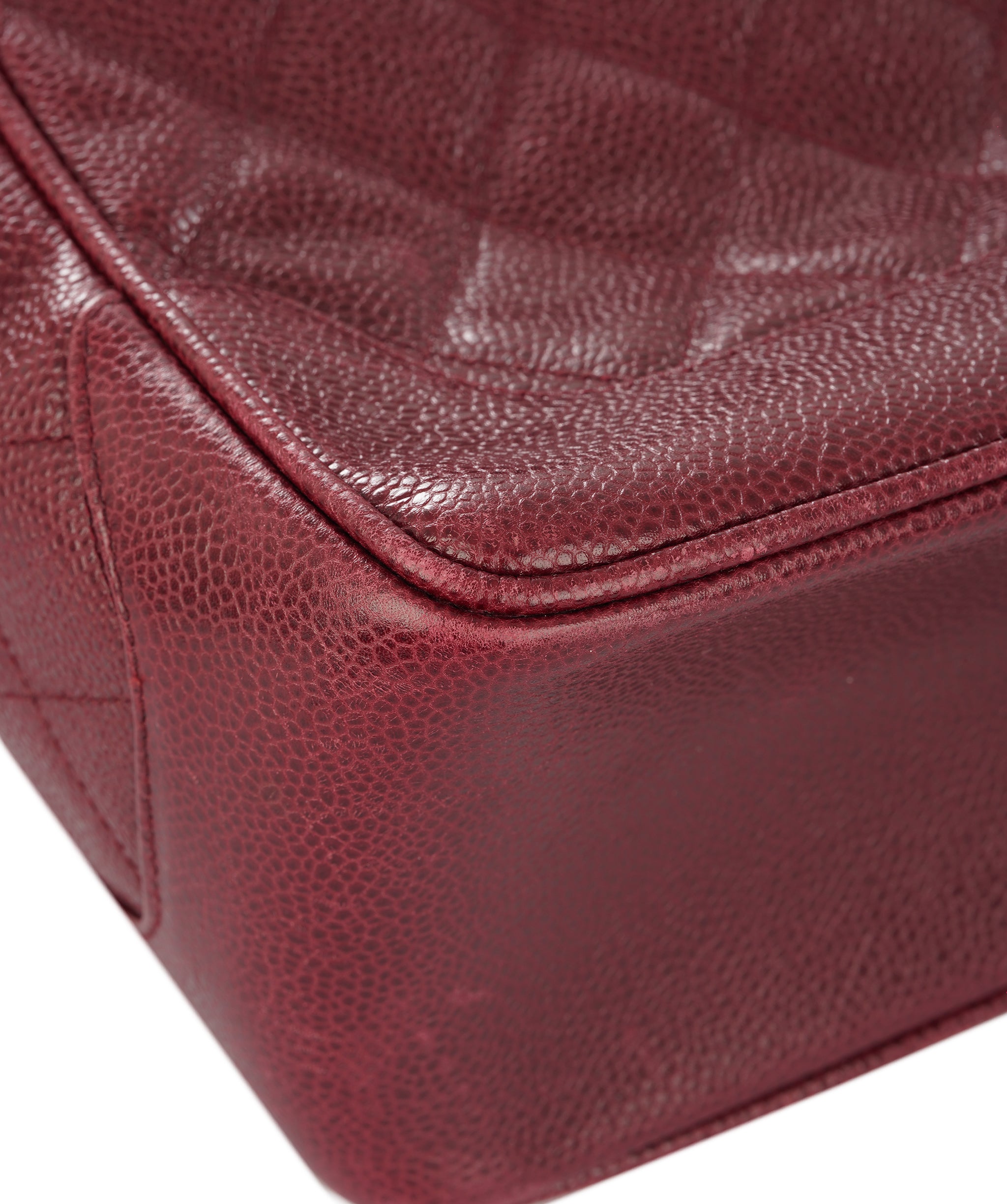 Chanel Burgundy Leather Vanity Case ALC4360