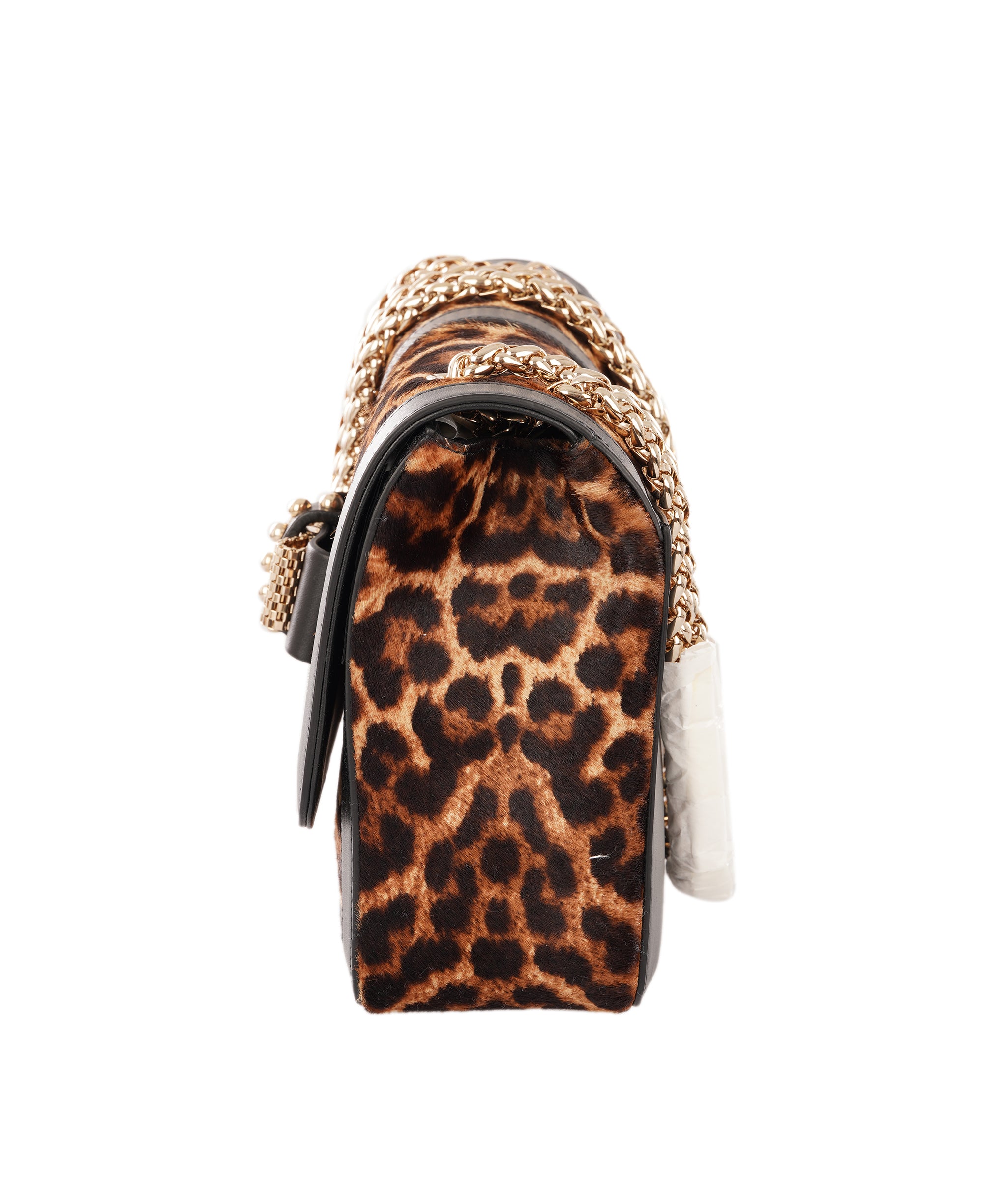 Christian Louboutin Leopard Print Pony Hair Sweet Charity Small Shoulder Bag ALC4347
