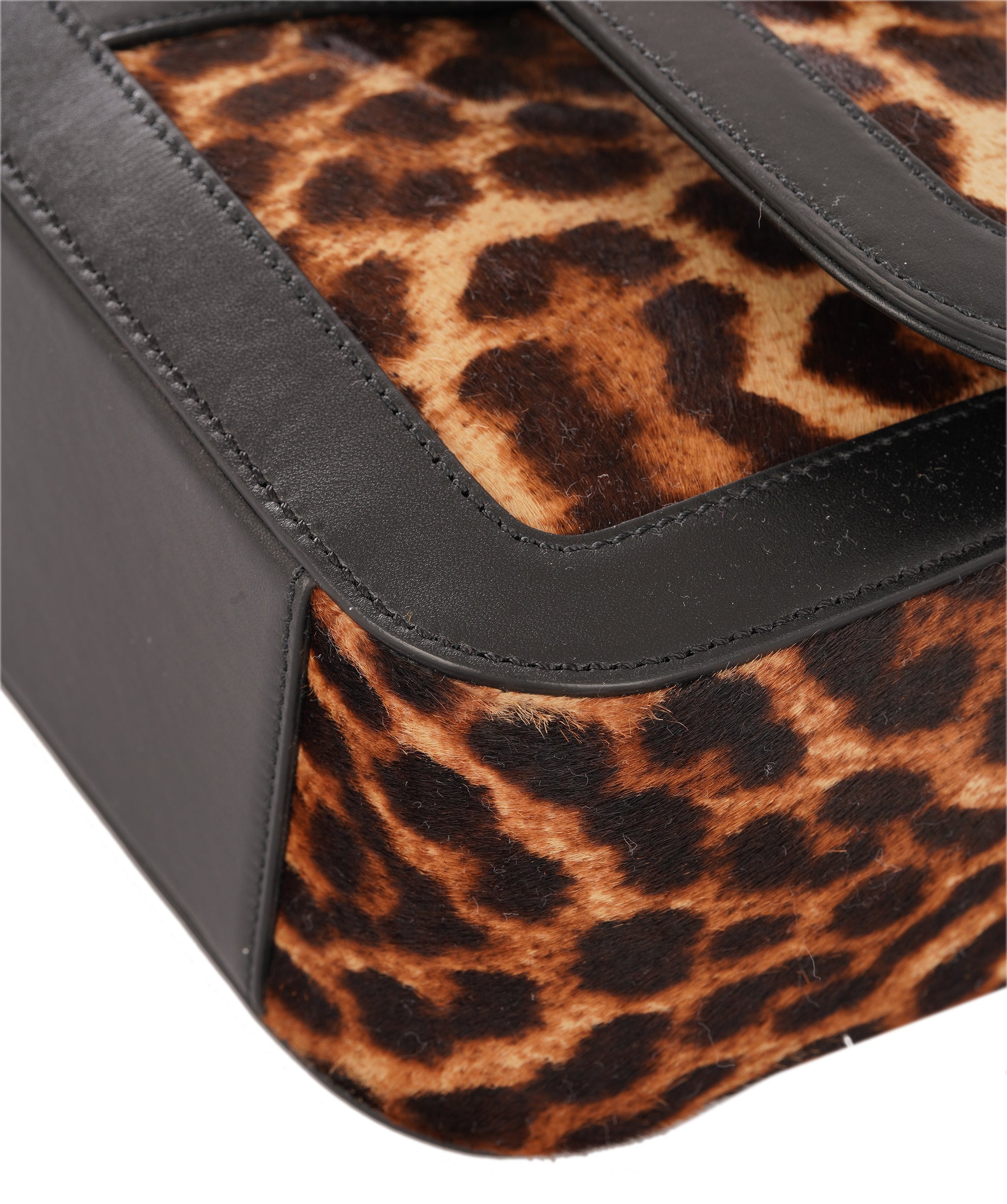 Christian Louboutin Leopard Print Pony Hair Sweet Charity Small Shoulder Bag ALC4347