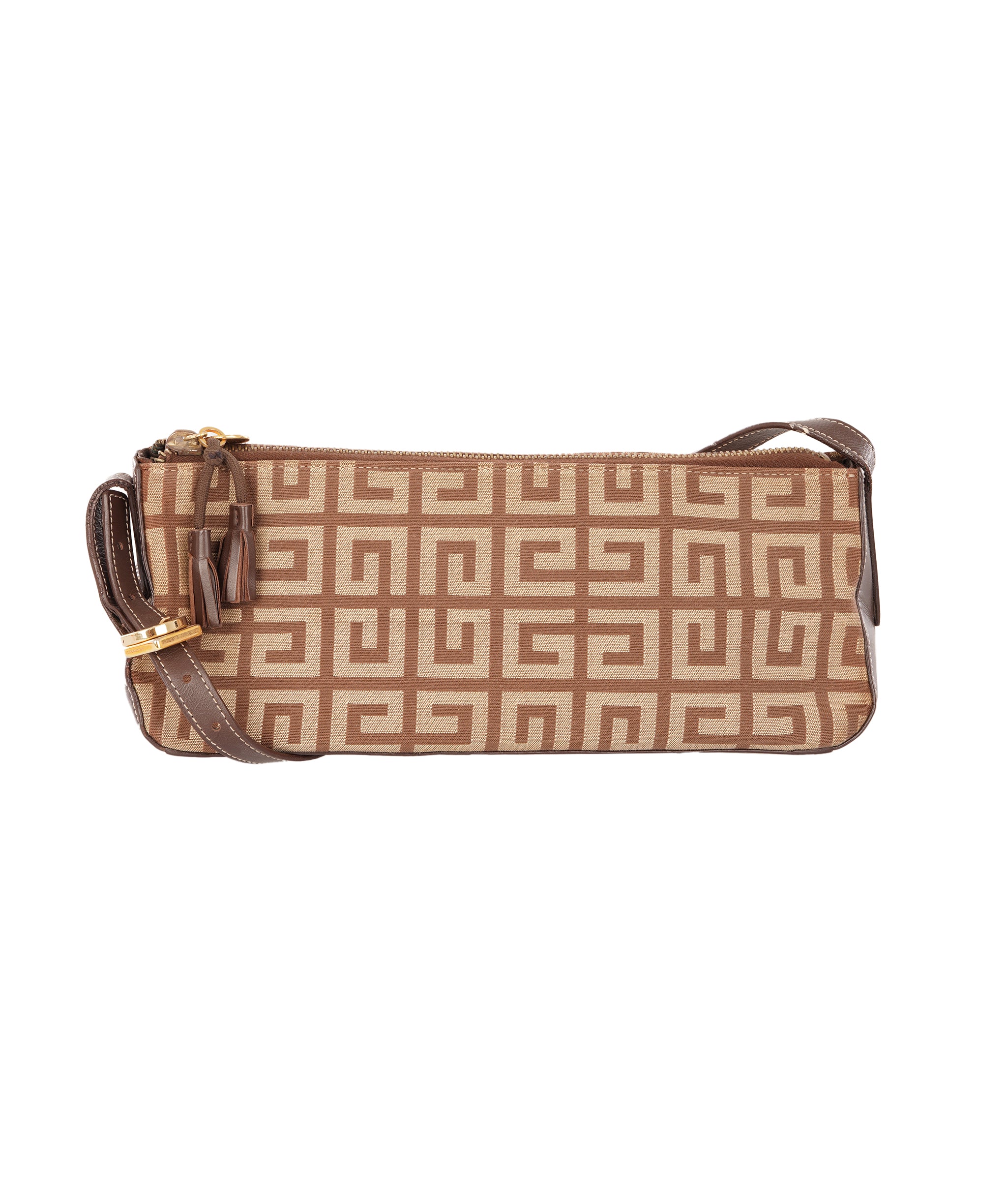Givenchy Monogram Canvas Baguette Shoulder Bag ALC4342