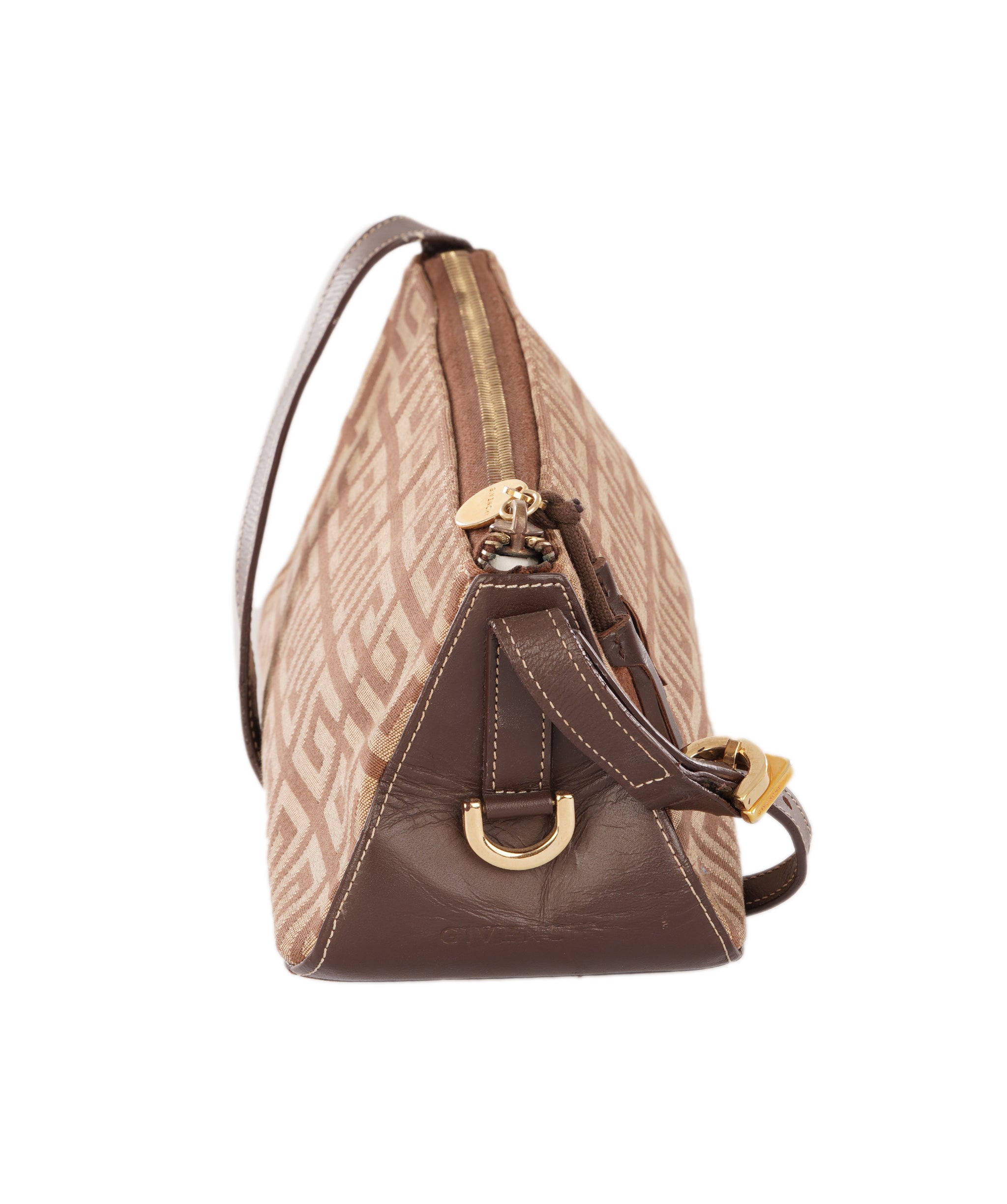 Givenchy Monogram Canvas Baguette Shoulder Bag ALC4342
