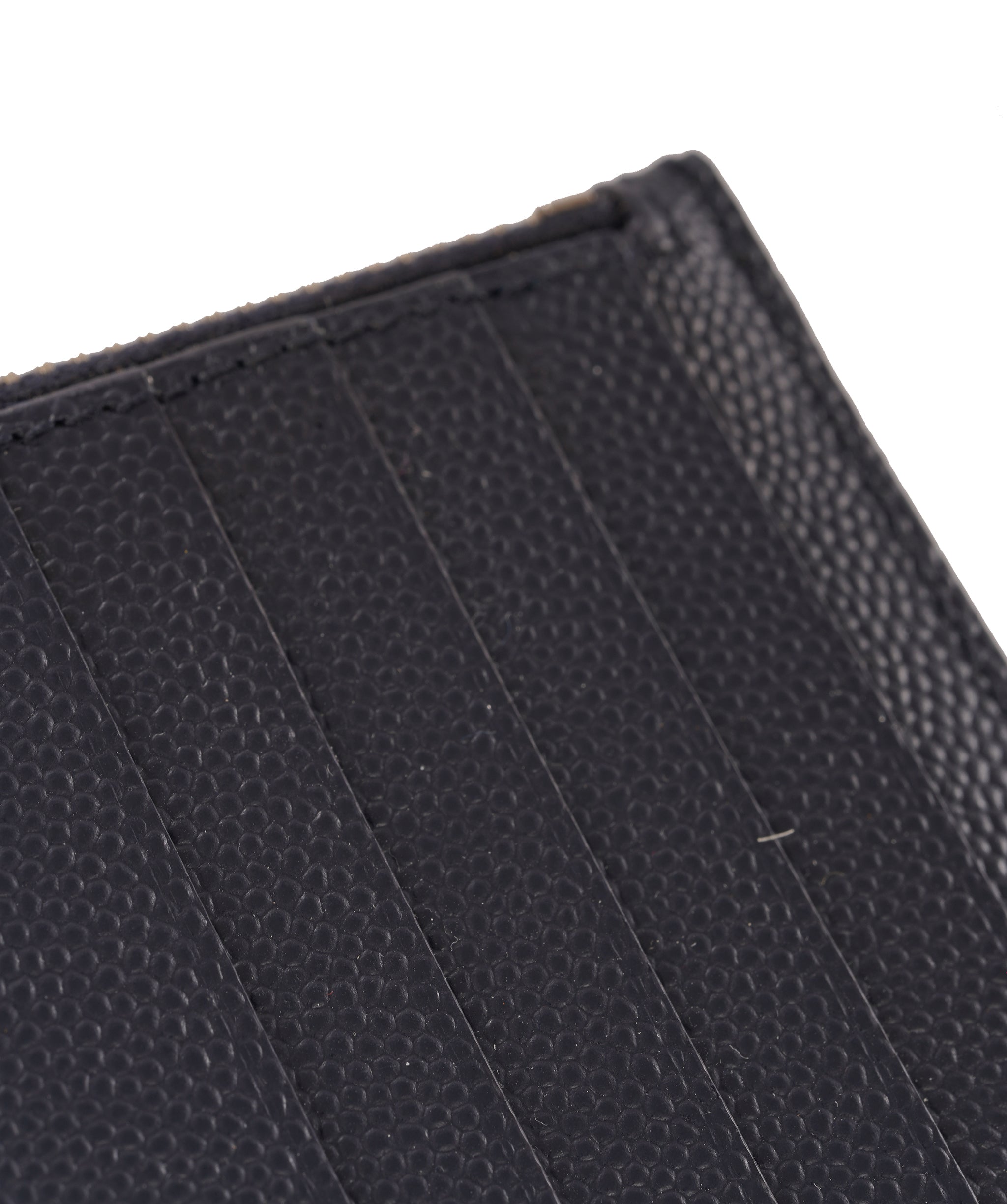 Yves Saint Laurent Navy Blue Leather 5 Fragment Zipped Card Case ALC4344