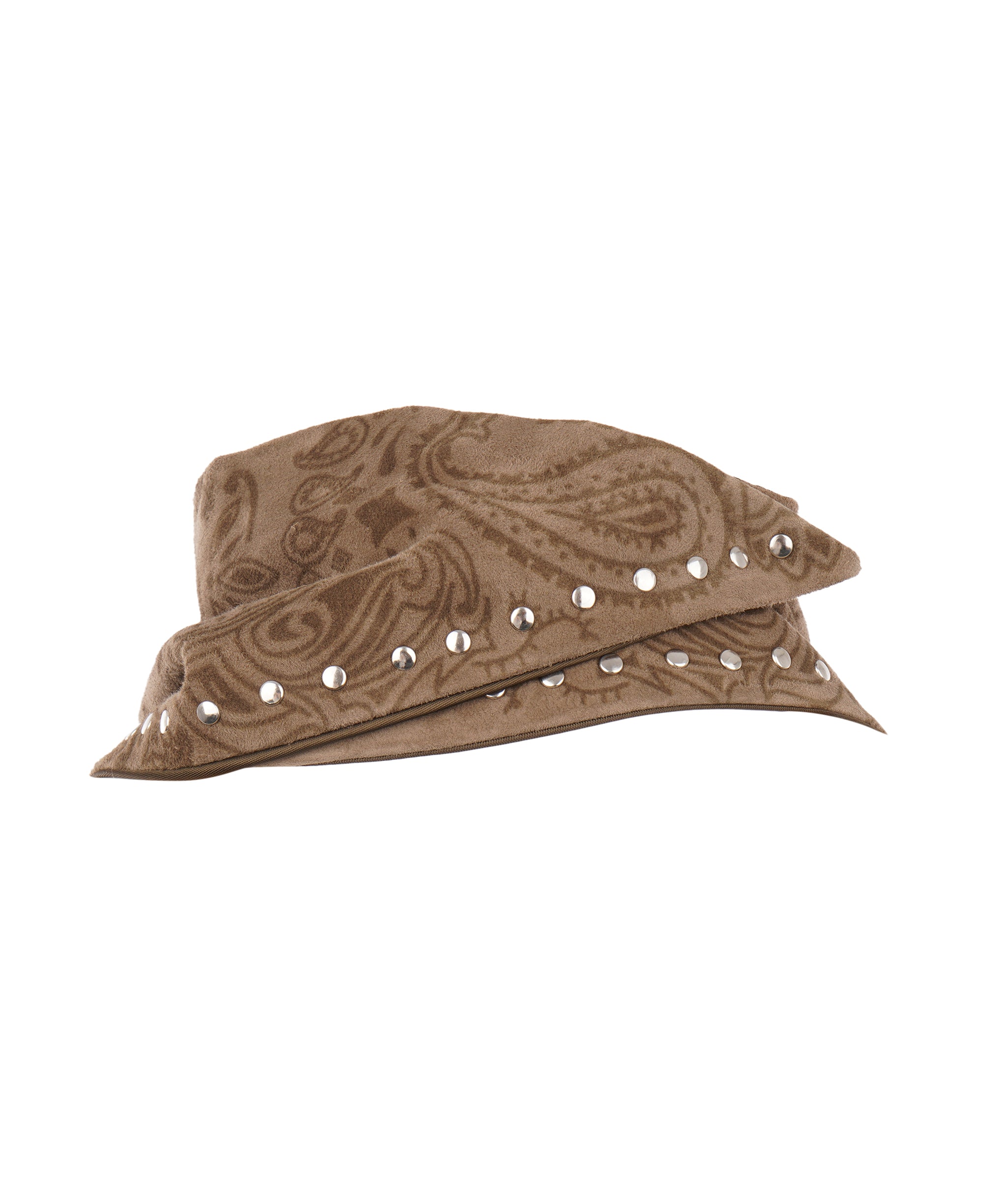 Studded Small Bandanna Scarf Kelly Brown ALC4403