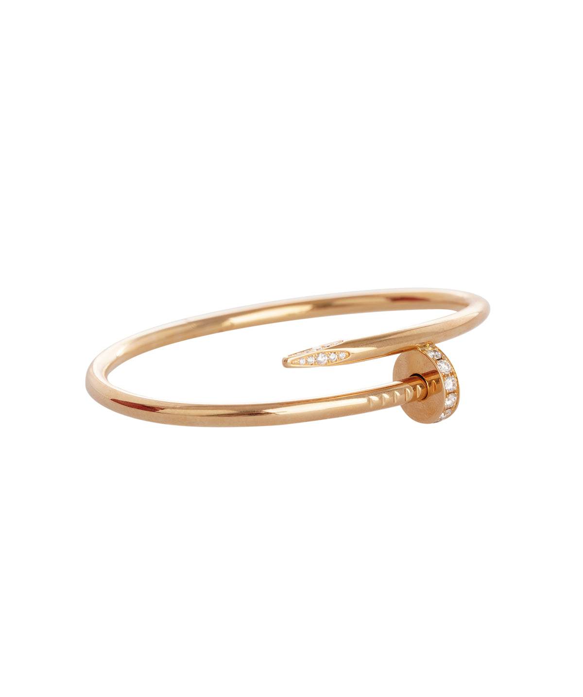 Juste en clou with diamonds in yellow gold size 16 ALTC0549
