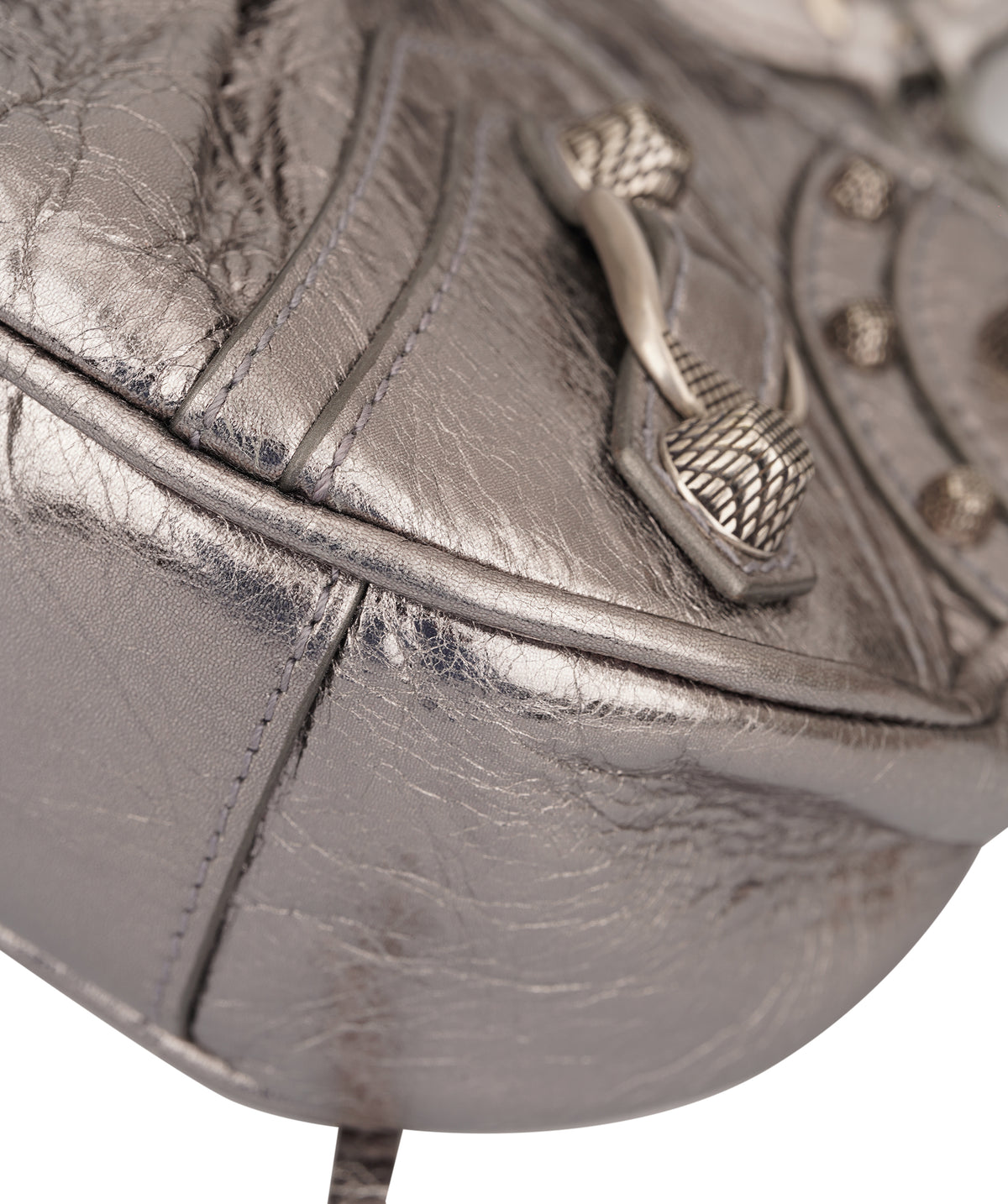 Balenciaga Le Cagole Silver XS AKC1572