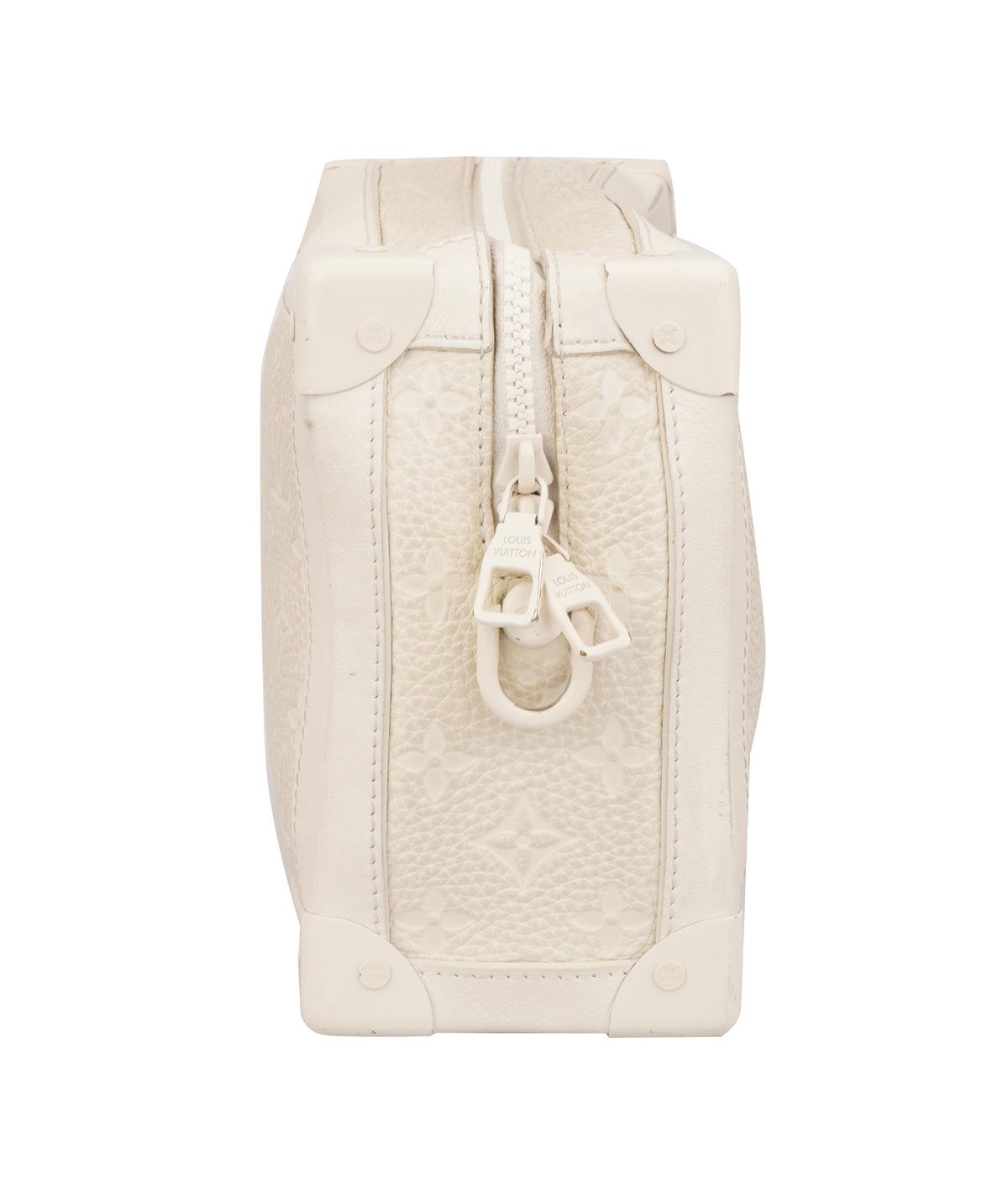 Louis Vuitton White Monogram Soft Trunk Bag C371458