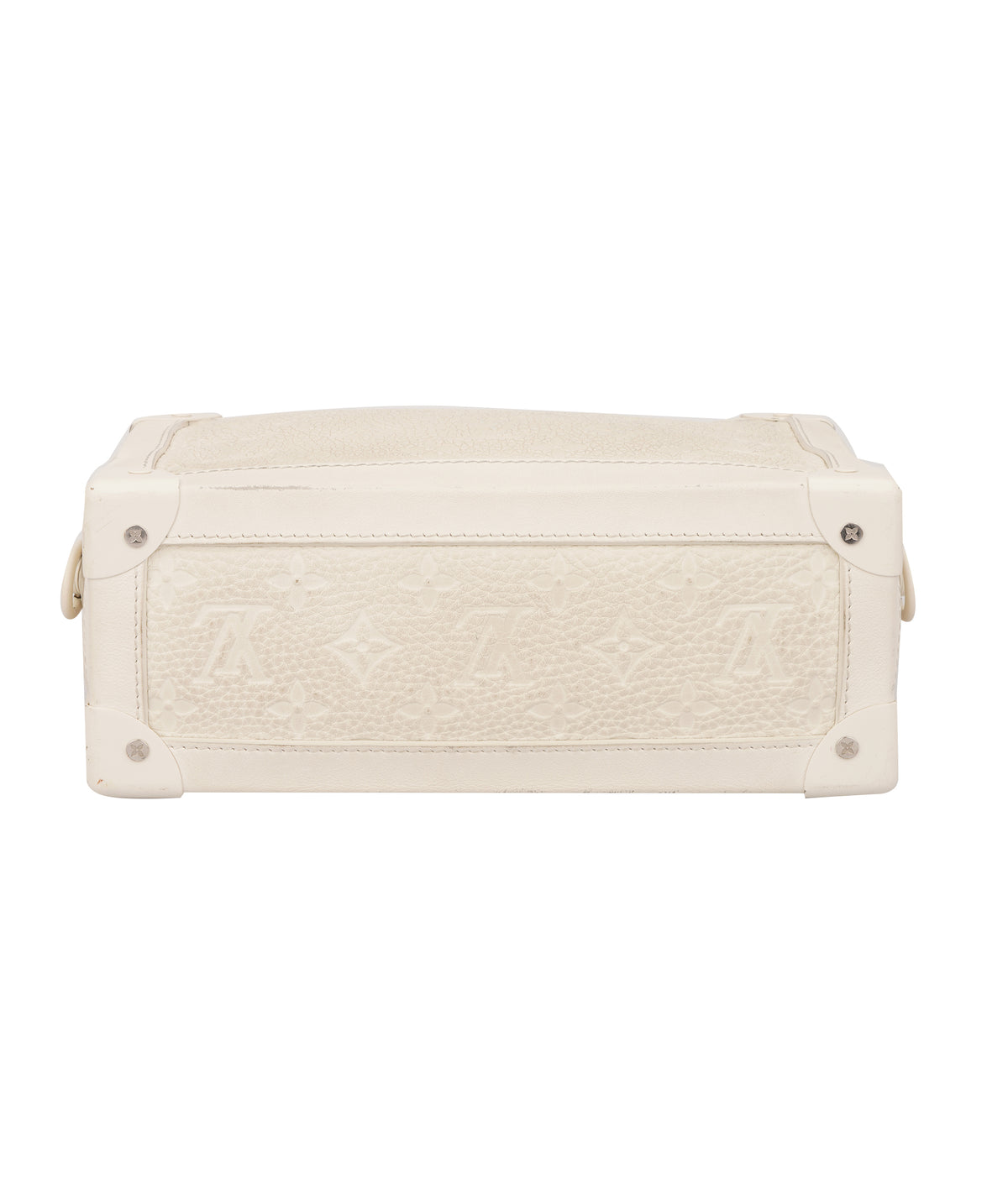 Louis Vuitton White Monogram Soft Trunk Bag C371458