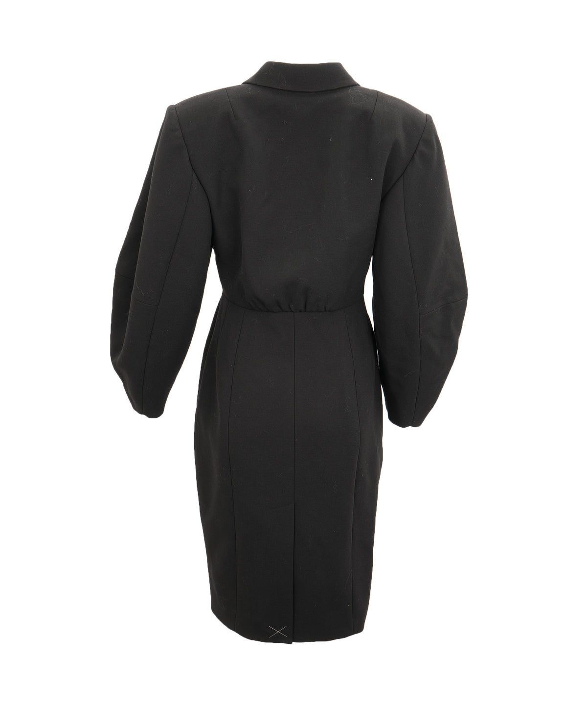 Dolce & Gabbana Black Double-Breasted Wool Coat ANC2079