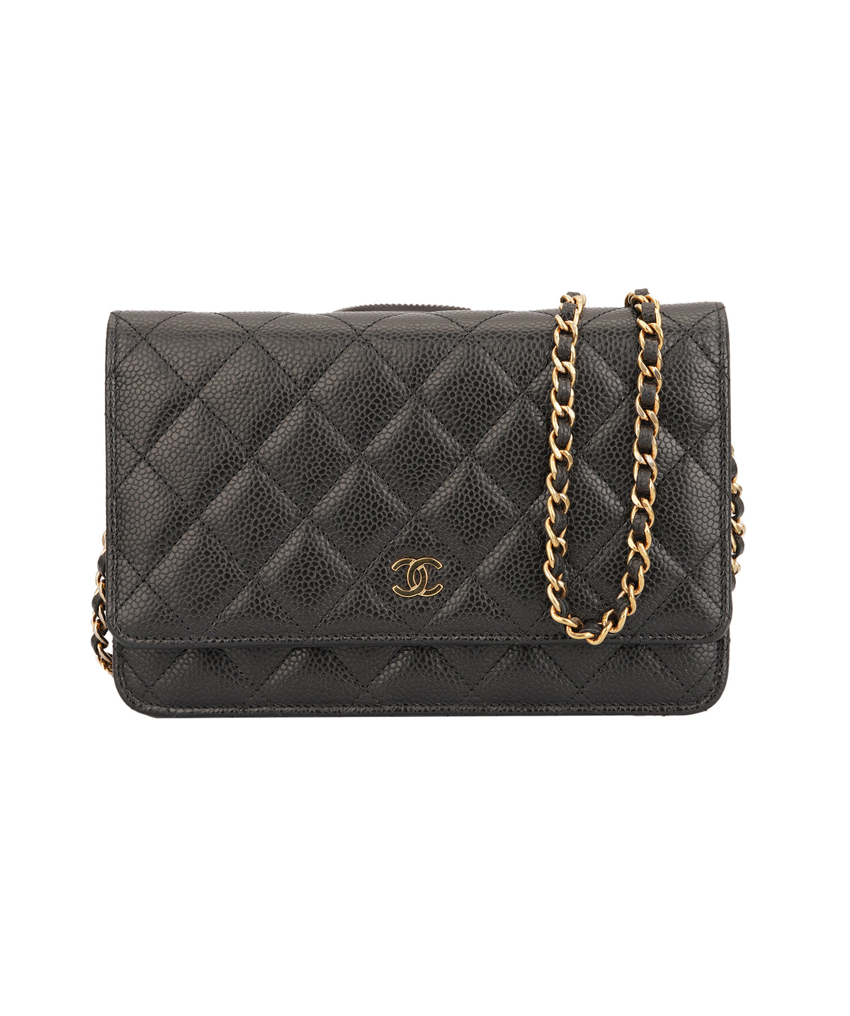 Chanel Caviar Wallet On Chain  DBXL0160