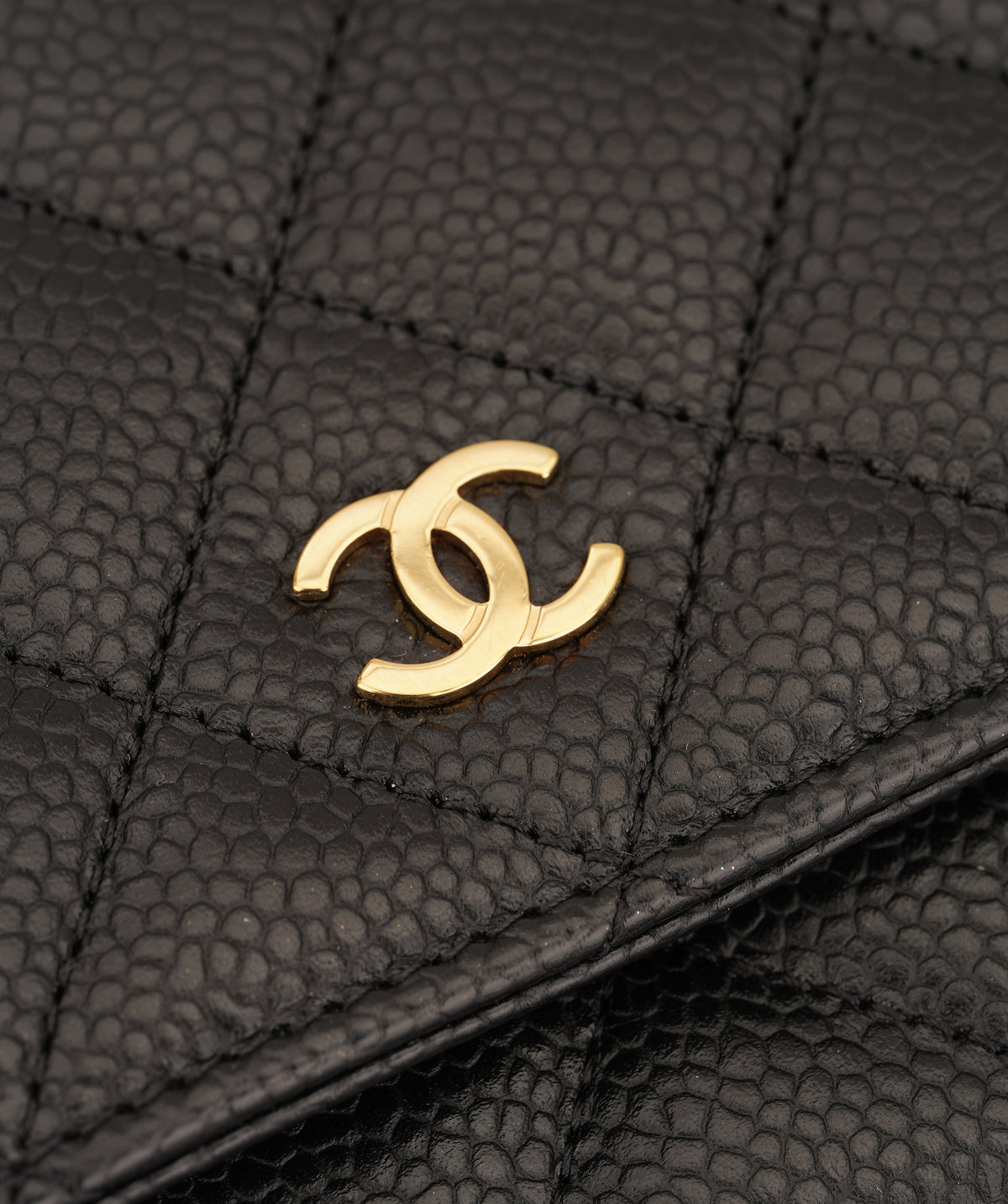 Chanel Caviar Wallet On Chain  DBXL0160
