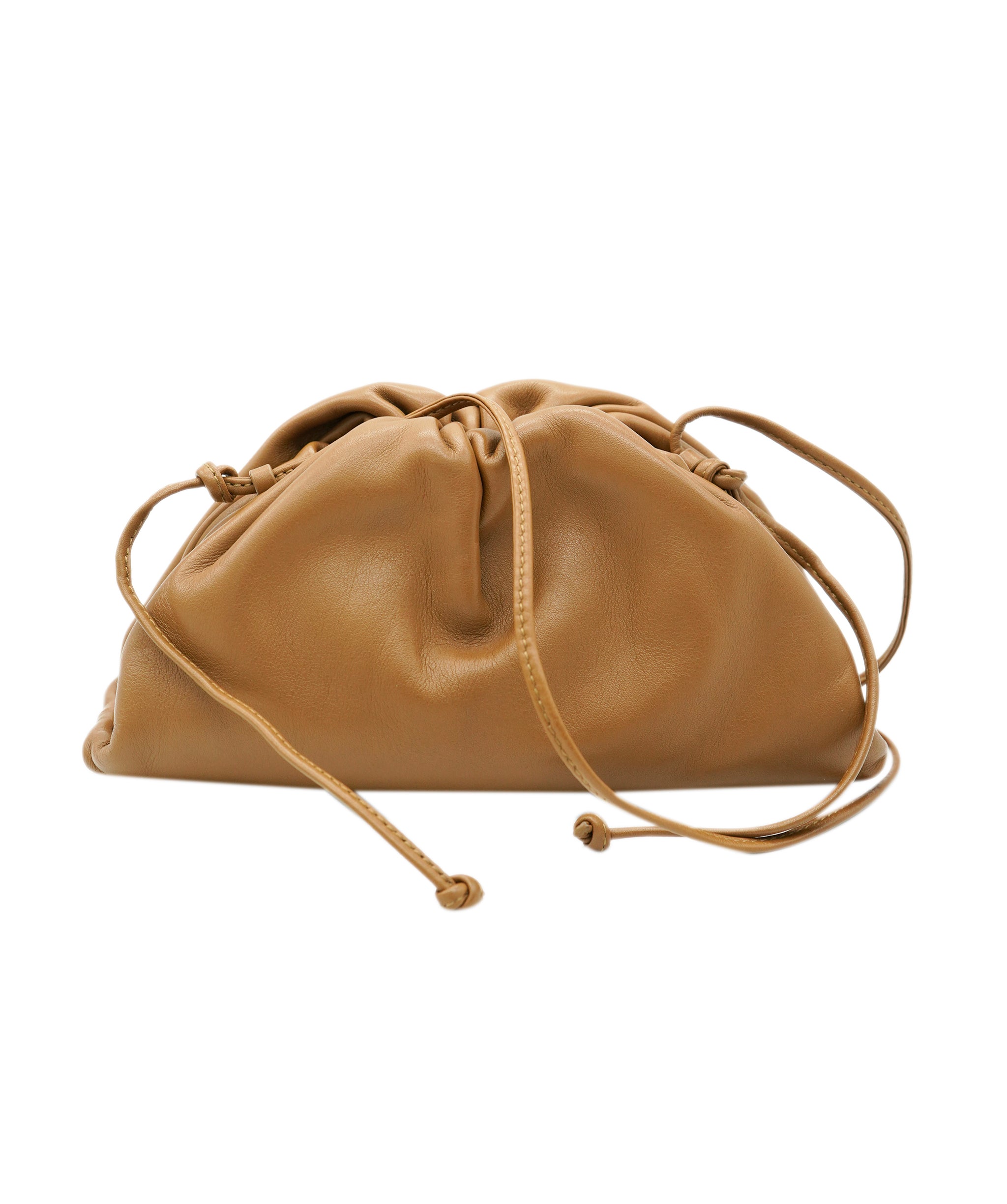 Bottega Beige Cloud Clutch  ALL0847