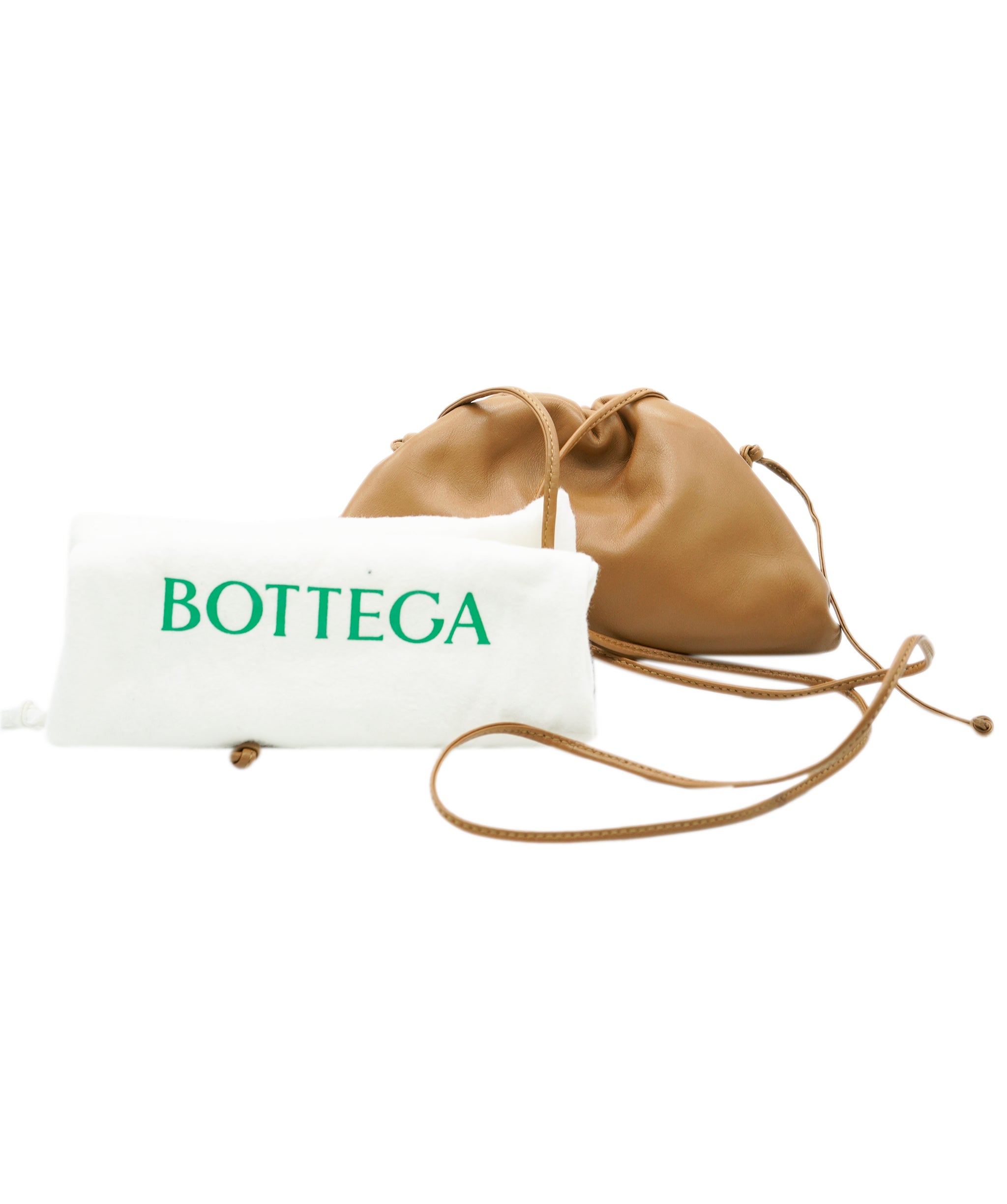 Bottega Beige Cloud Clutch  ALL0847