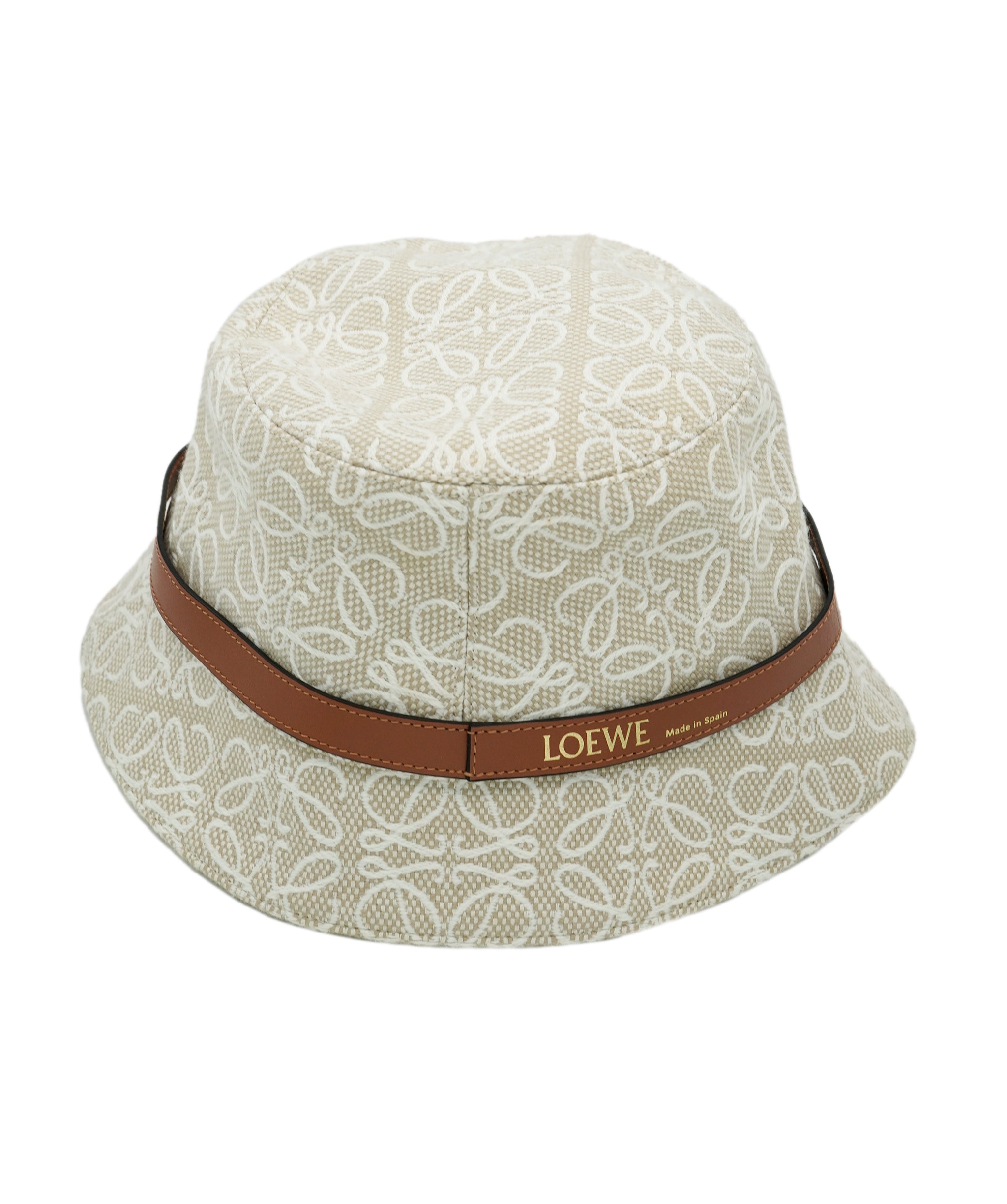 Loewe Beige Logo Bucket Hat  ALL0843