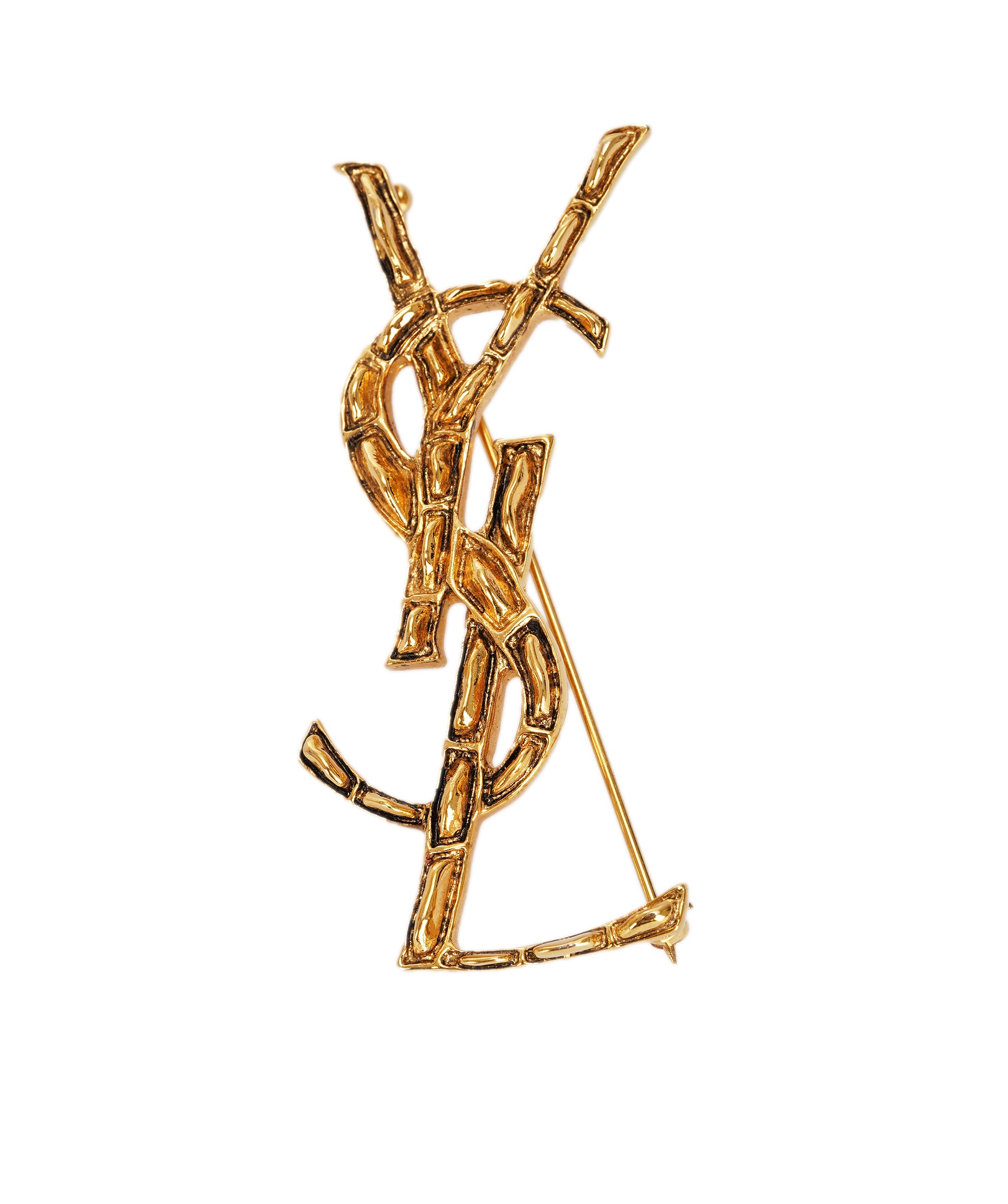 YSL - Gold brooch  ALC4285