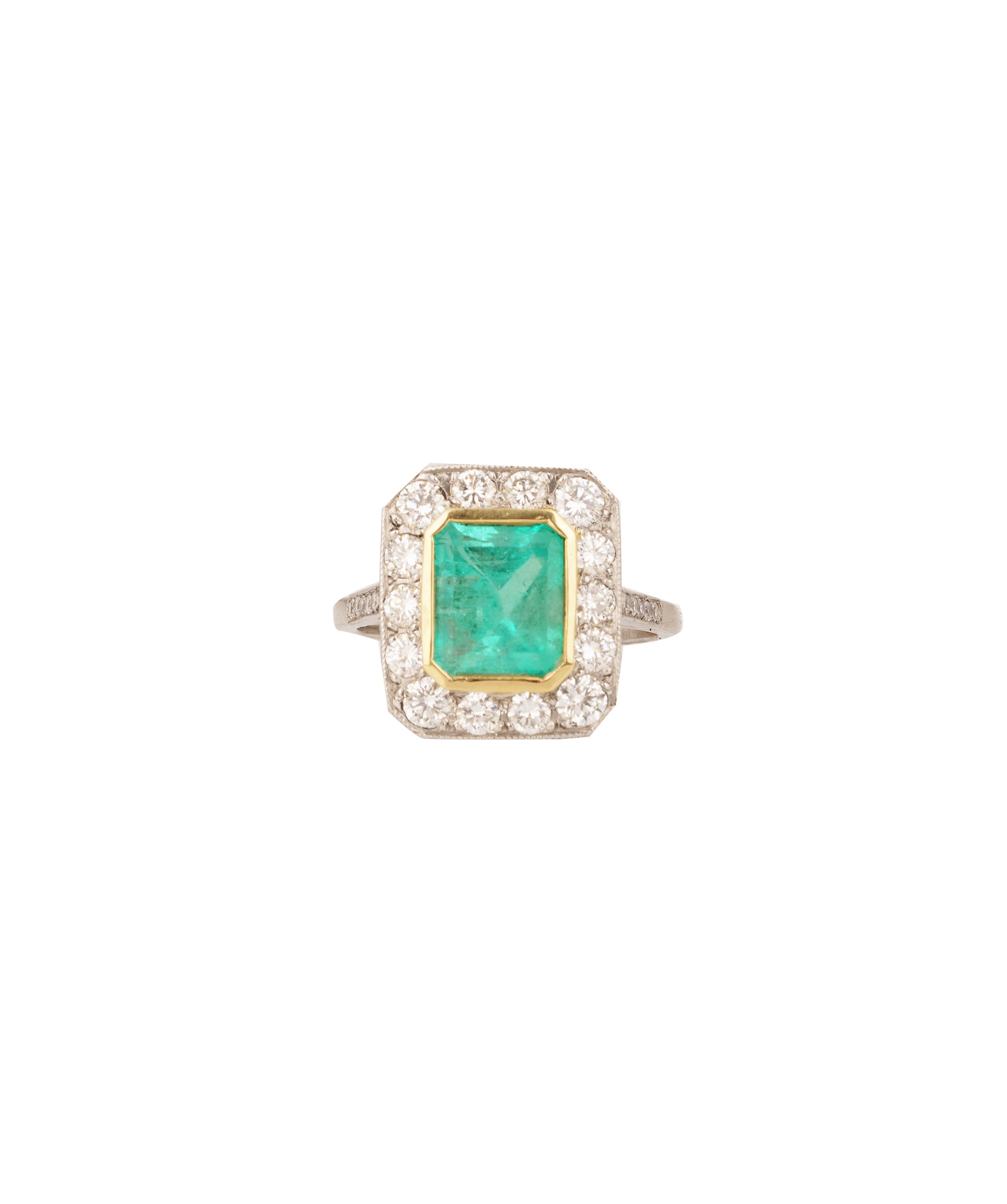 Emerald and Diamond Ring WA90610