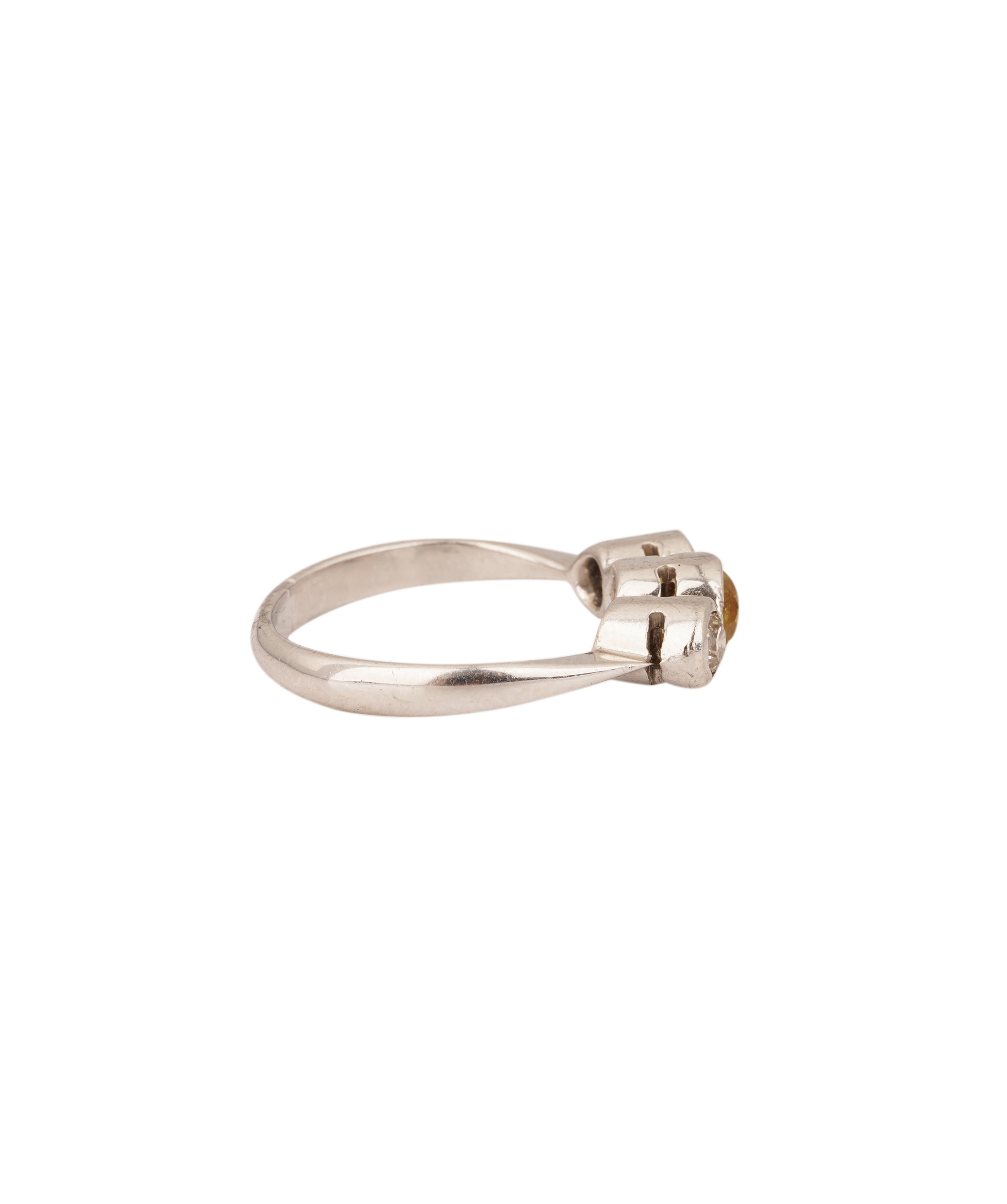Yellow Sapphire and Diamond Ring WAHA260