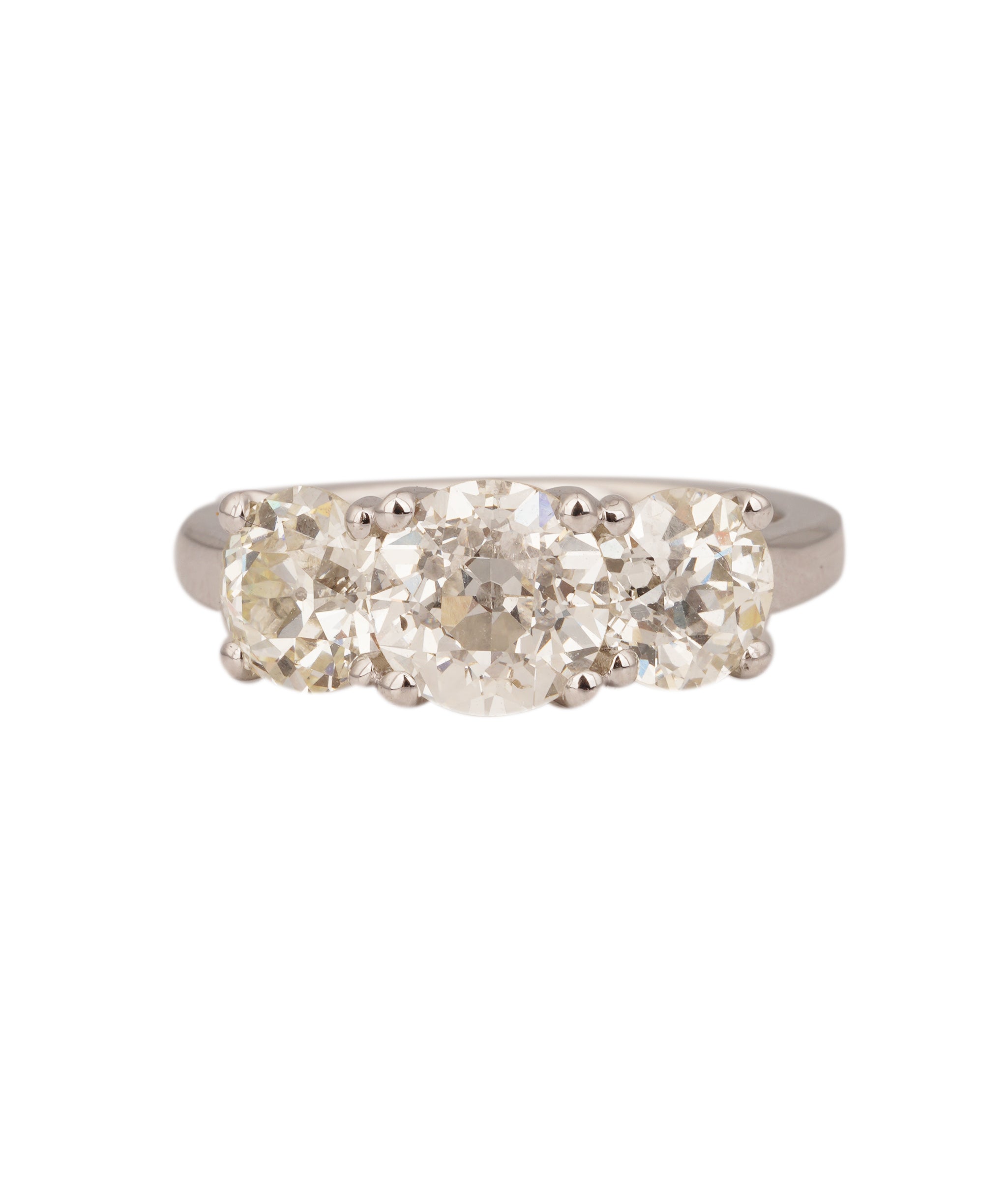 3.25CT OLD EUROPEAN CUT G DIAMOND RING ANC1830