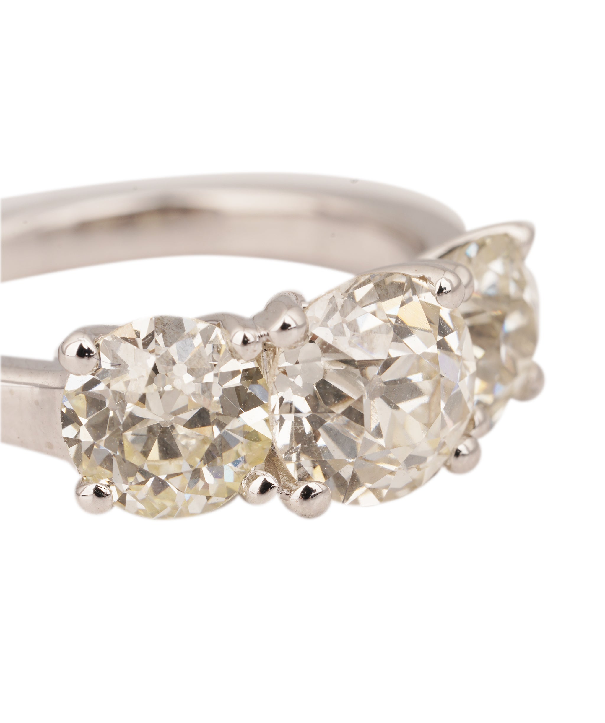 3.25CT OLD EUROPEAN CUT G DIAMOND RING ANC1830