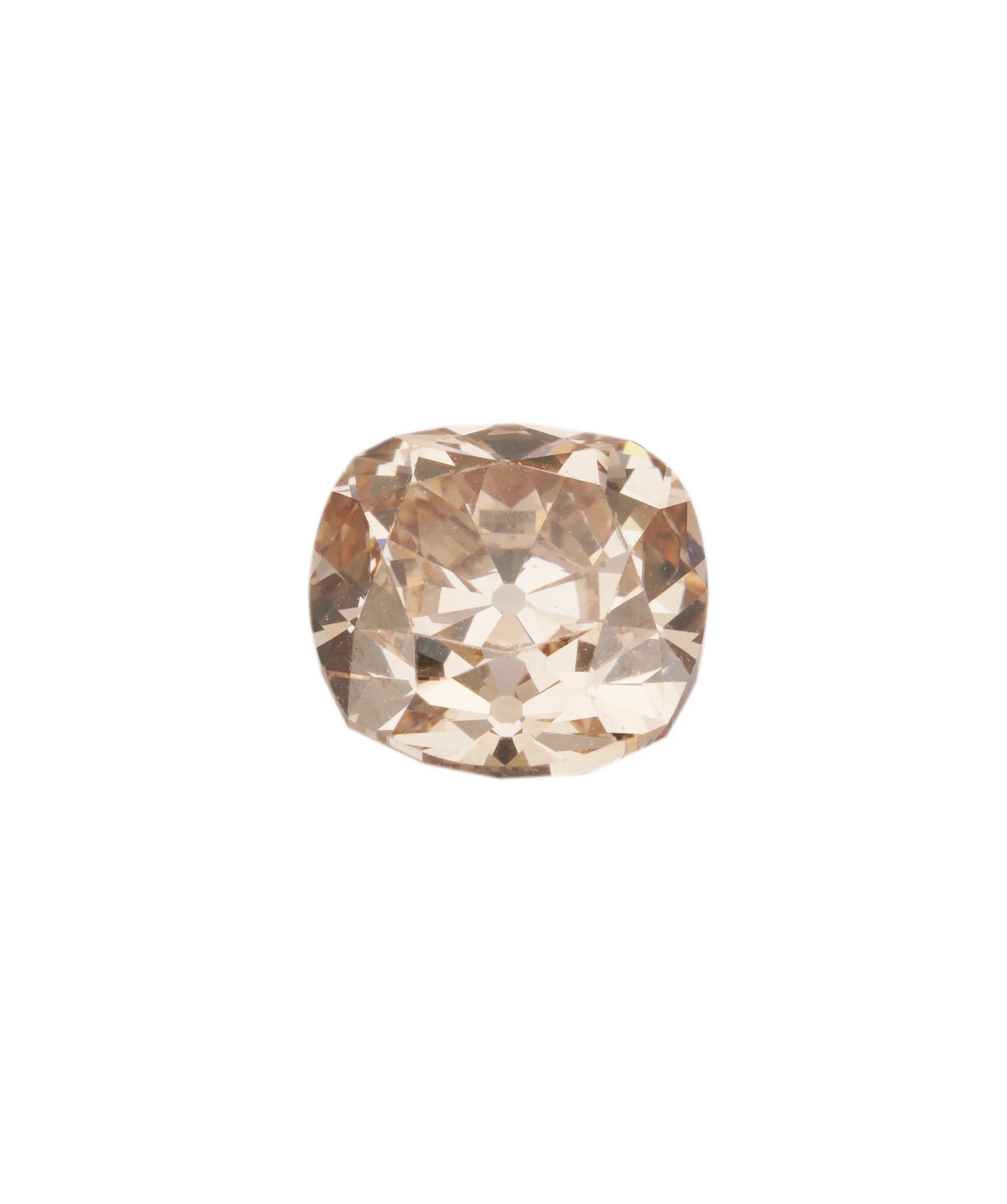 1.01CT OLD CUT CUSSION COGNAC DIAMOND ANC1835