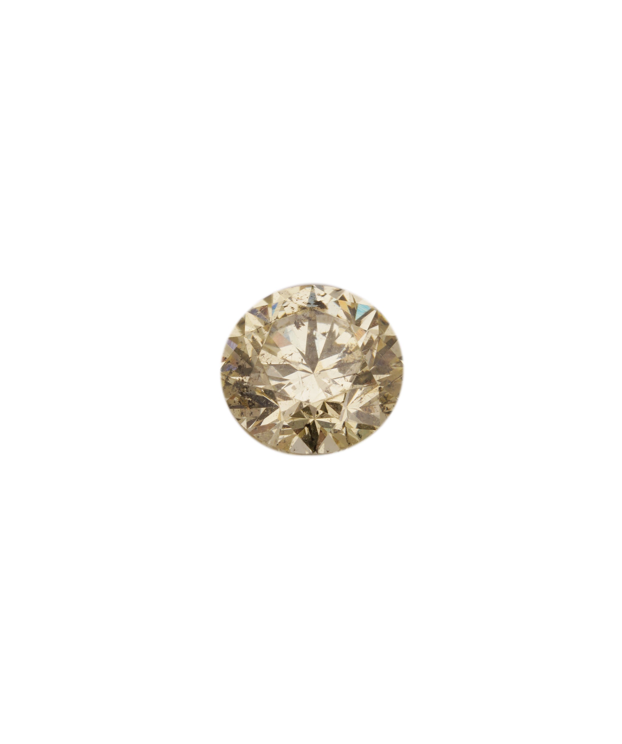 0.57ct LIGHT GREEN ROUND DIAMOND ANC1781