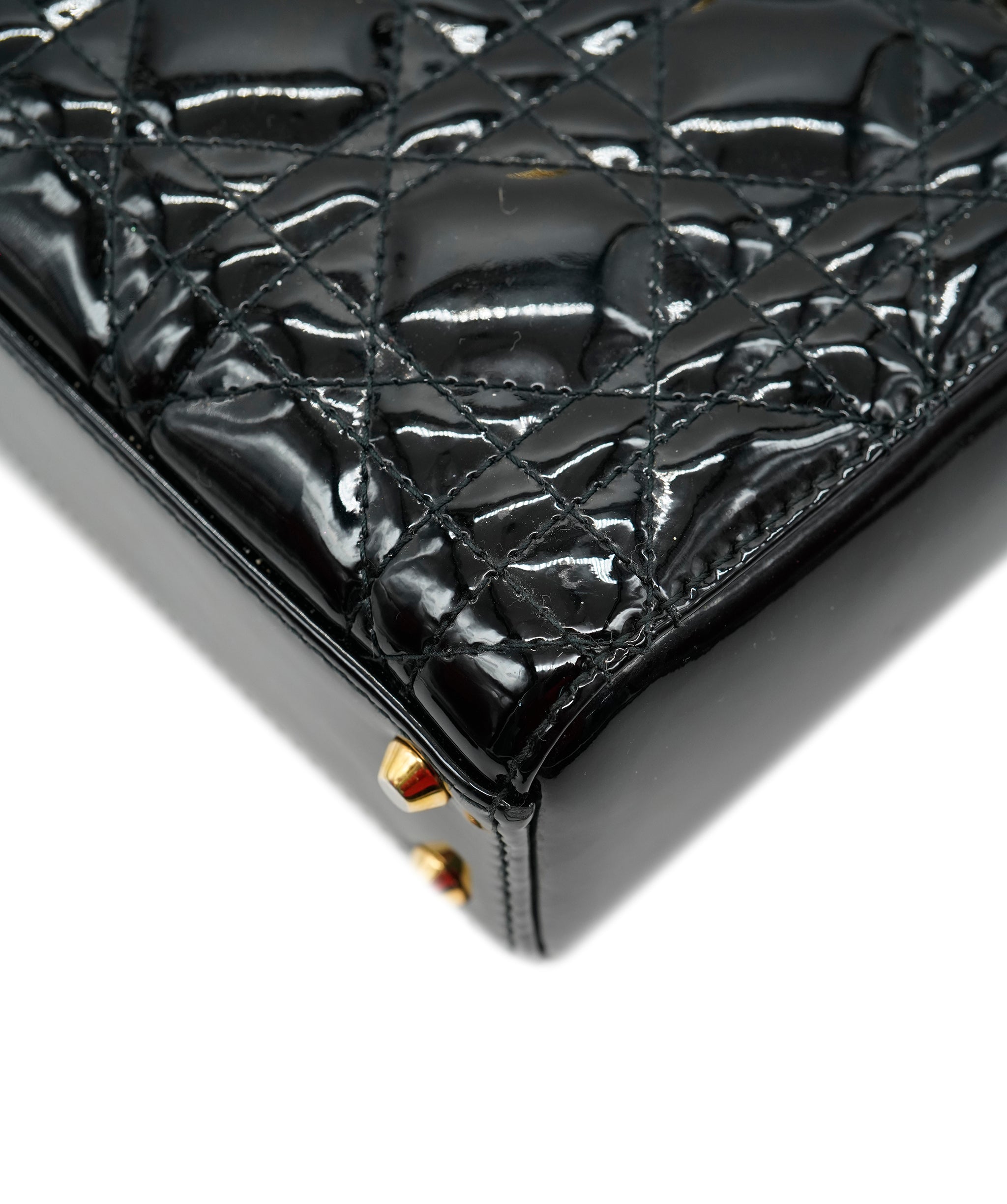 Lady Dior Patent Leather Bag with Strap ALC3552