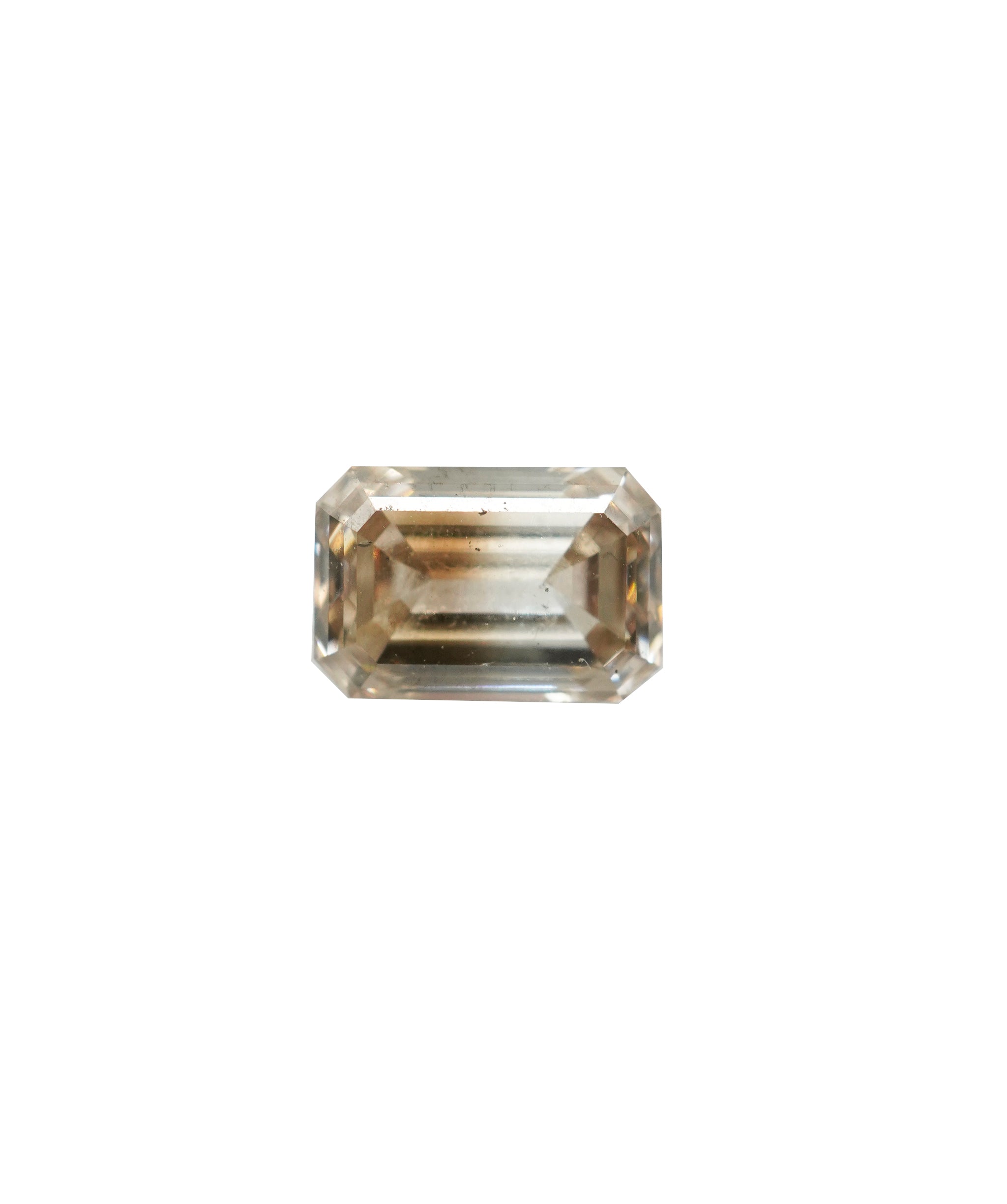 0.75ct  GREY  PINK FUSION. 2 IN 1 EMERALD CUT DIAMOND DBXN0535
