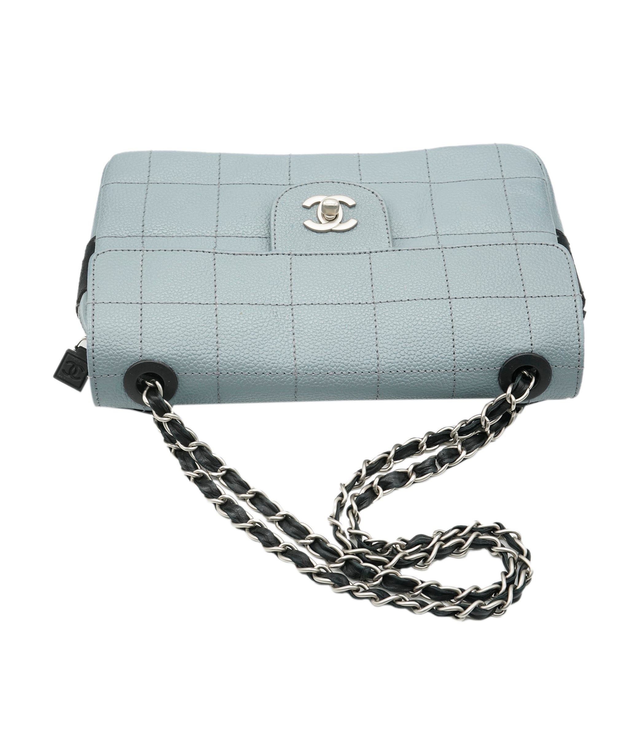 Chanel chocolate gray/blue ba AKC0092
