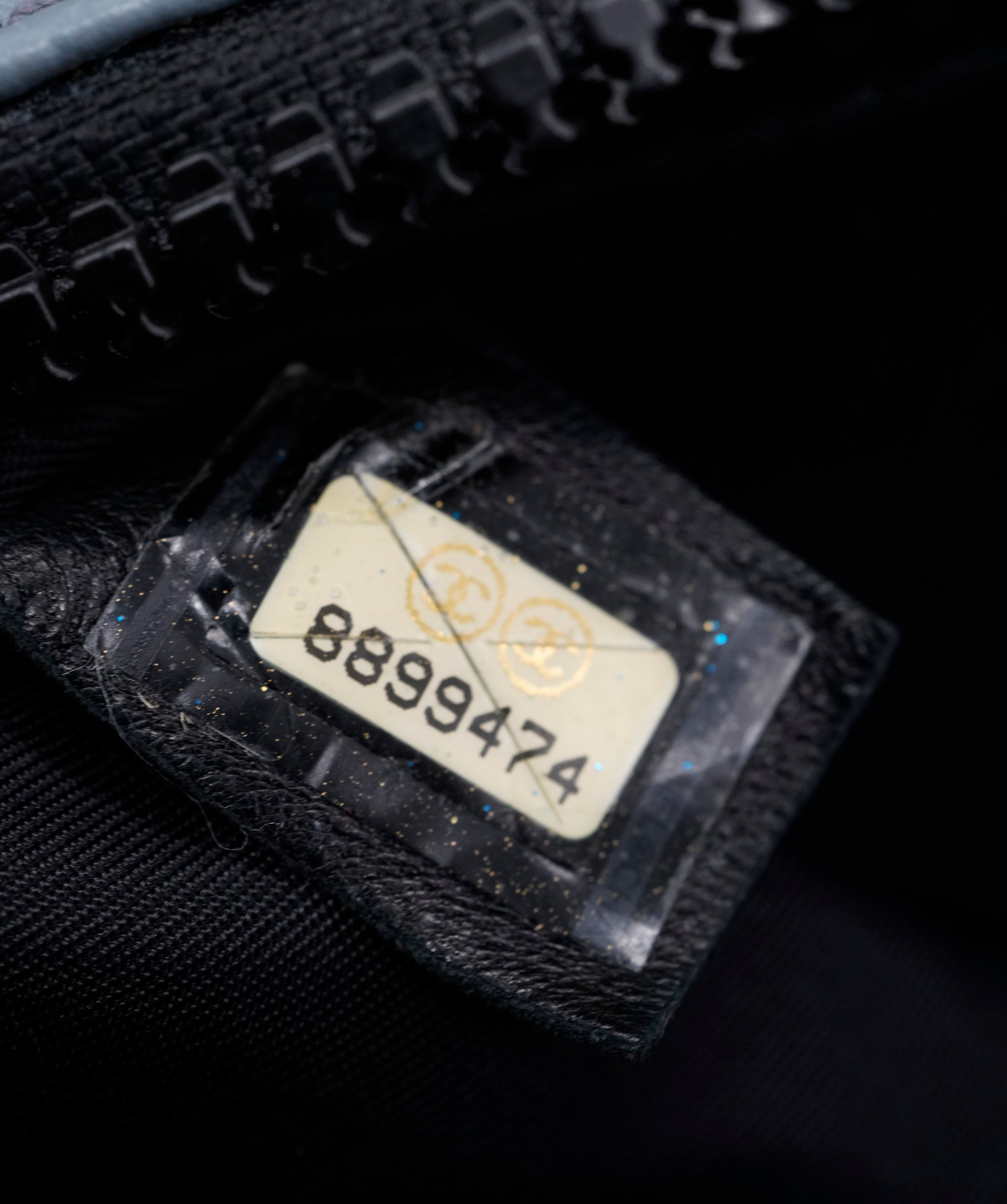 Chanel chocolate gray/blue ba AKC0092