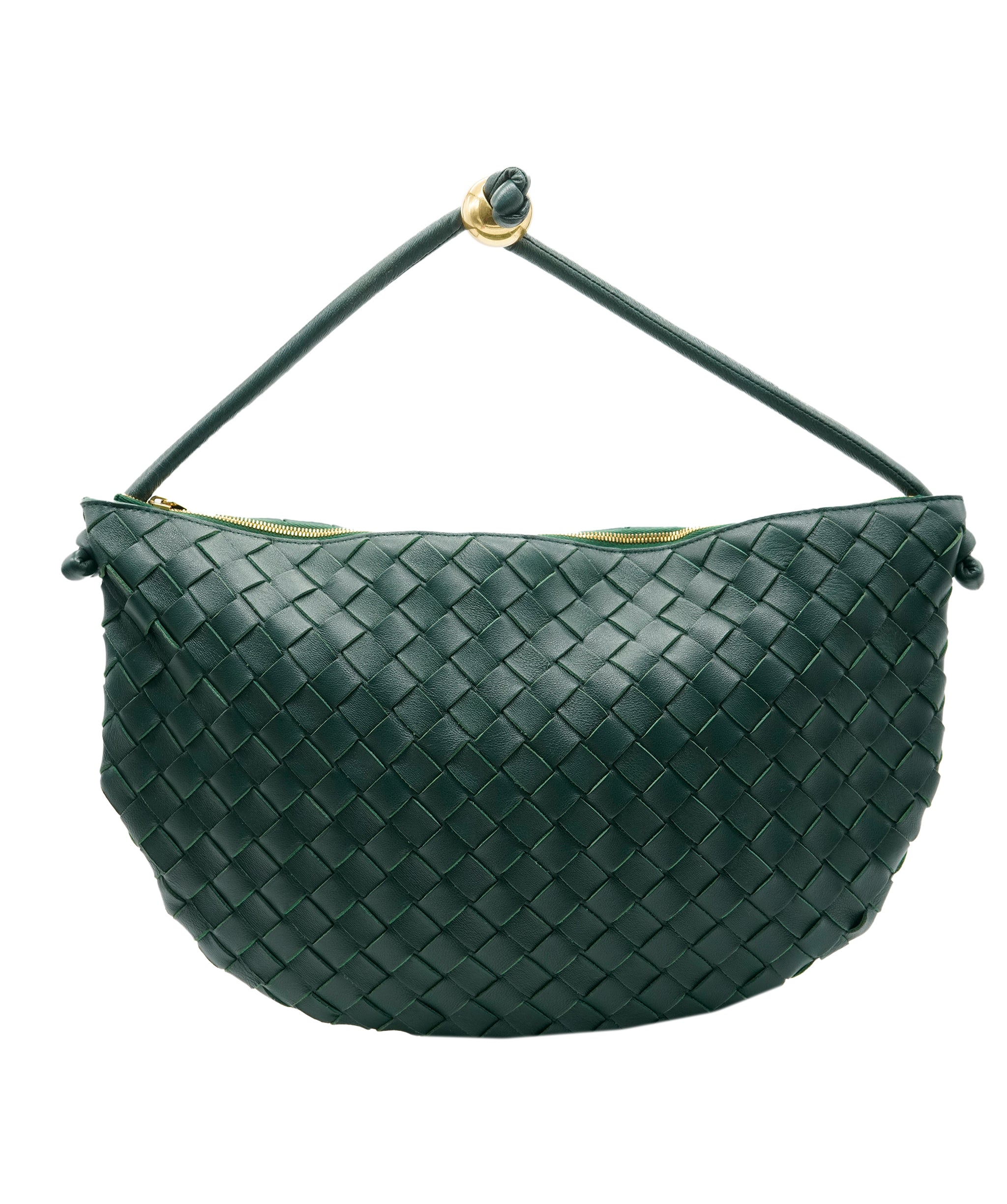 Bottega forest green large bag  AKC0093