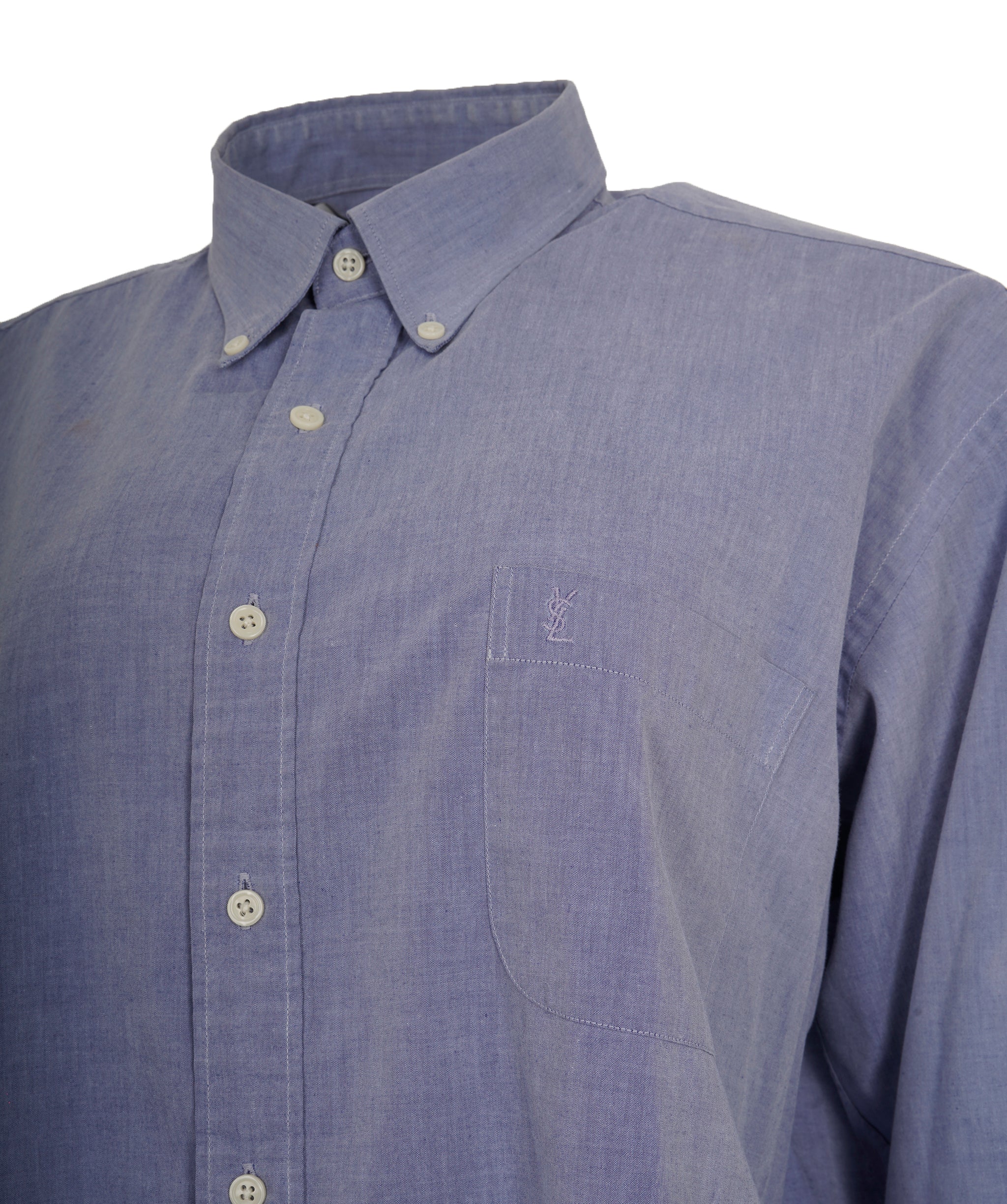 YSL Blue Logo Shirt  ALC3563