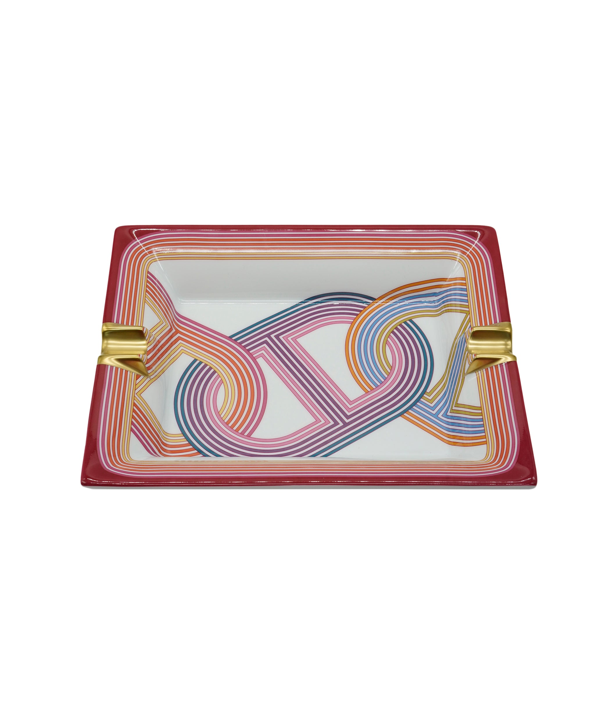 Hermès 24 Faubourg Rose Ashtray 01ASH798 DBXM0059