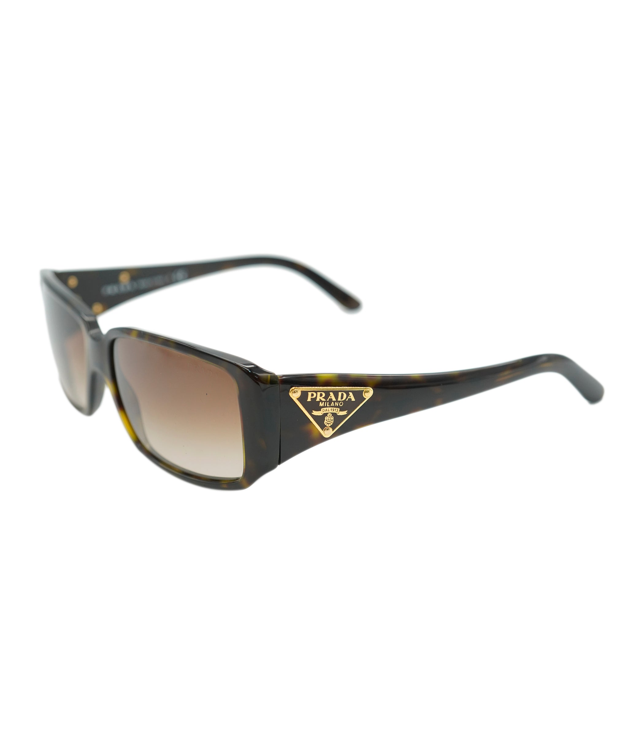 Prada Logo Chunky Sunglasses in Tortoiseshell Brown/Gold  ALL0718