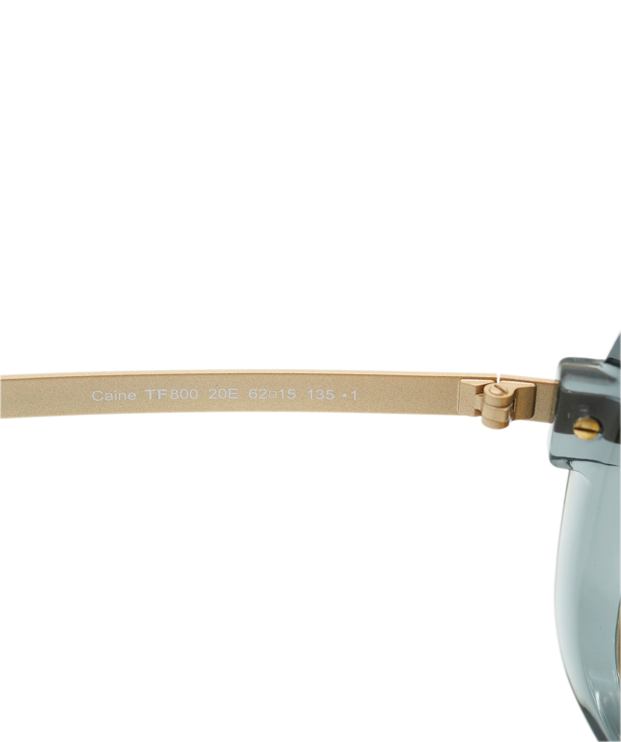 Tom Ford Sunglasses Caine Grey Gold Ochre Yellow Square Caine FT0800 TF 800 20E ANL0016