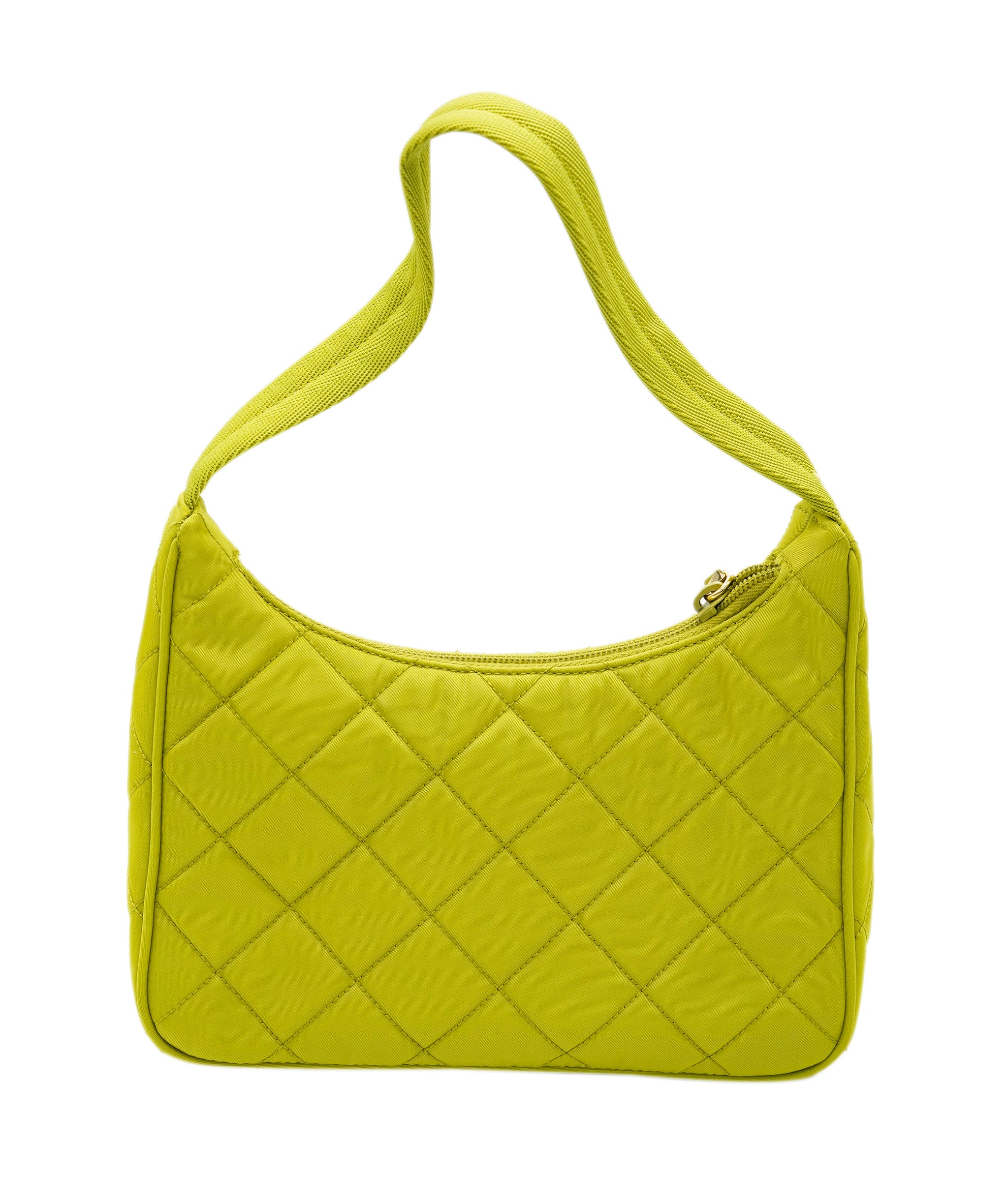 Prada Tessuto Handbag Lime DXBK0232