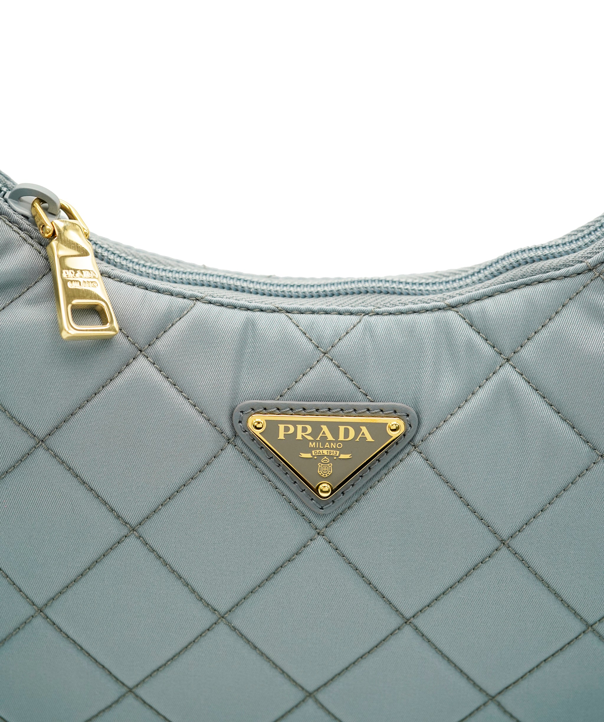 Prada Tessuto Handbag Blue DXBK0231