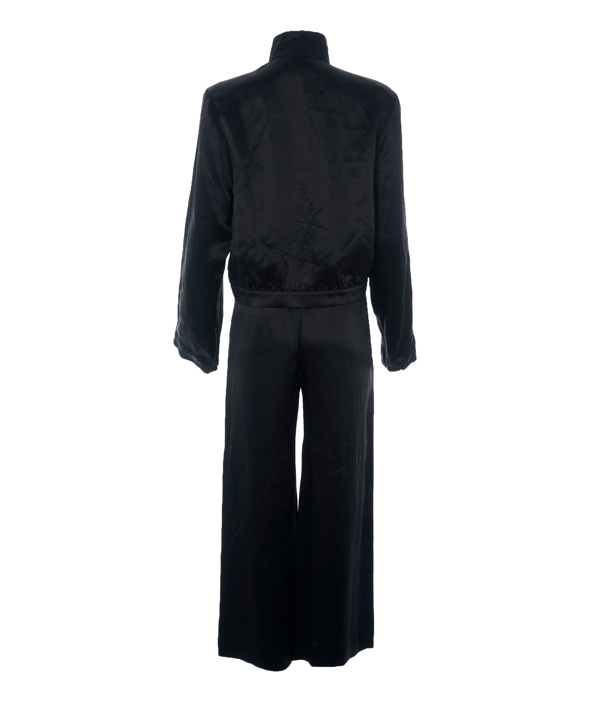 Chanel Black Silk Jacket and Trousers  ALC1548